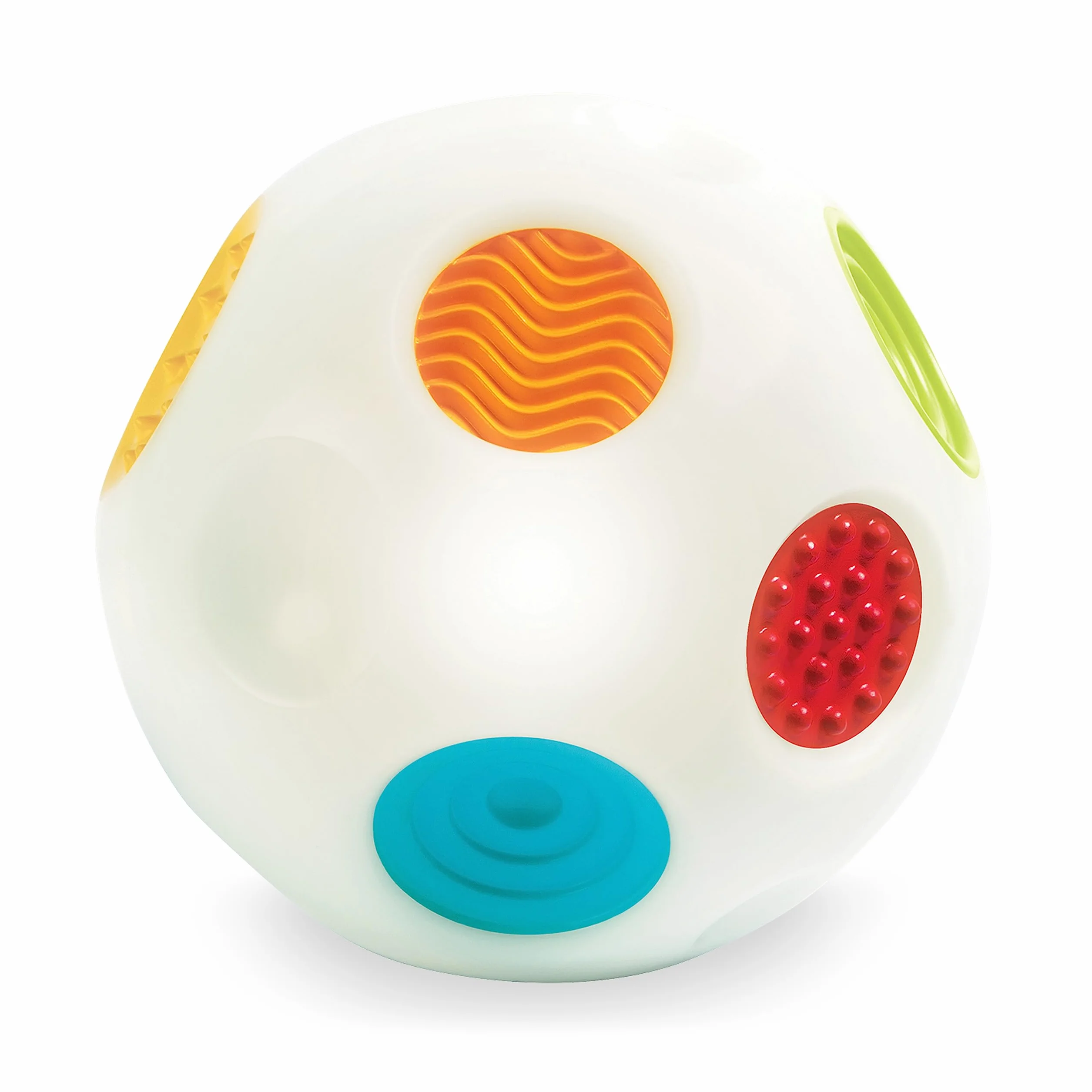 Infantino - Sensory Senso - Muzyczna Kula Dźwiękowa - Interaktywna Pomoc w Nauce - Dla Niemowląt 9-36 Miesięcy - Wielokolorowa