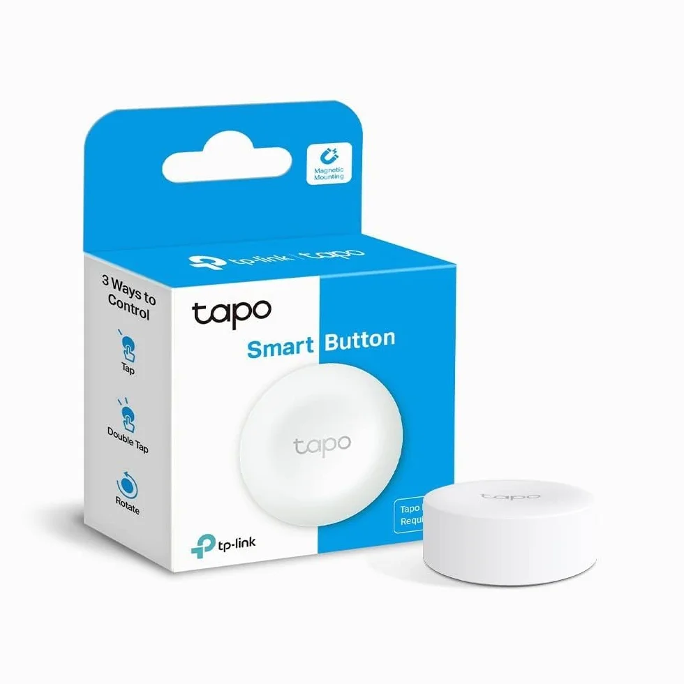 TP-Link Tapo S200B | Inteligentny przycisk Smart | Sterowanie oświetleniem i urządzeniami Tapo | 4 programowalne akcje | Montaż bezprzewodowy