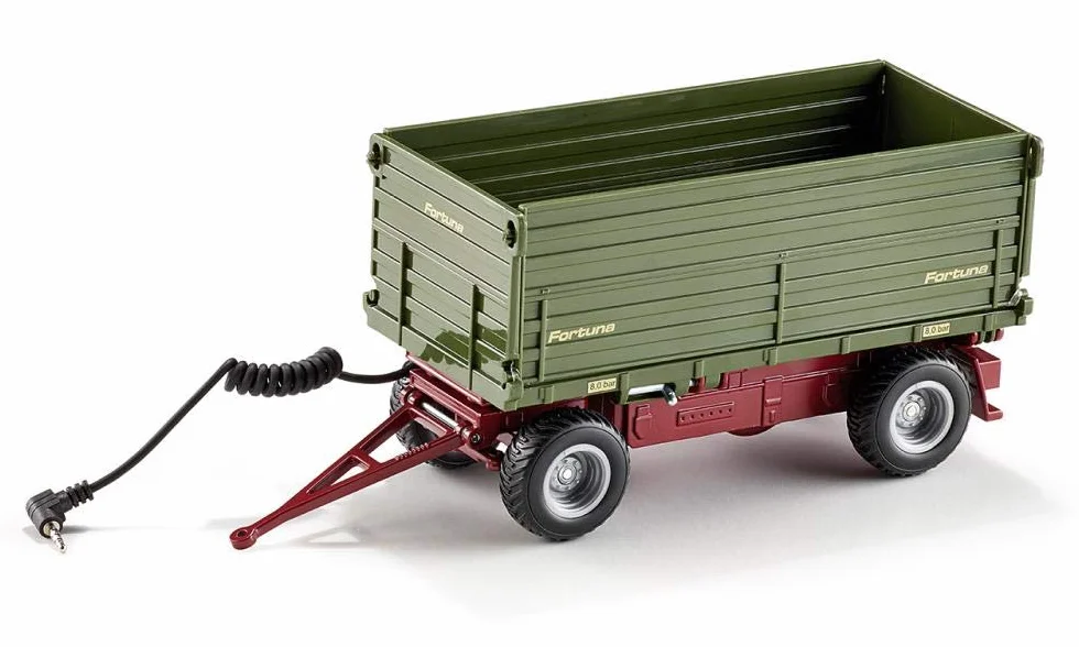 Siku 6781, Model wywrotki obustronnej, 1:32, Zdalnie sterowana, Do łączenia SIKU CONTROL z zaczepem przyczepy, Metal,Tworzywo sztuczne, Zielony