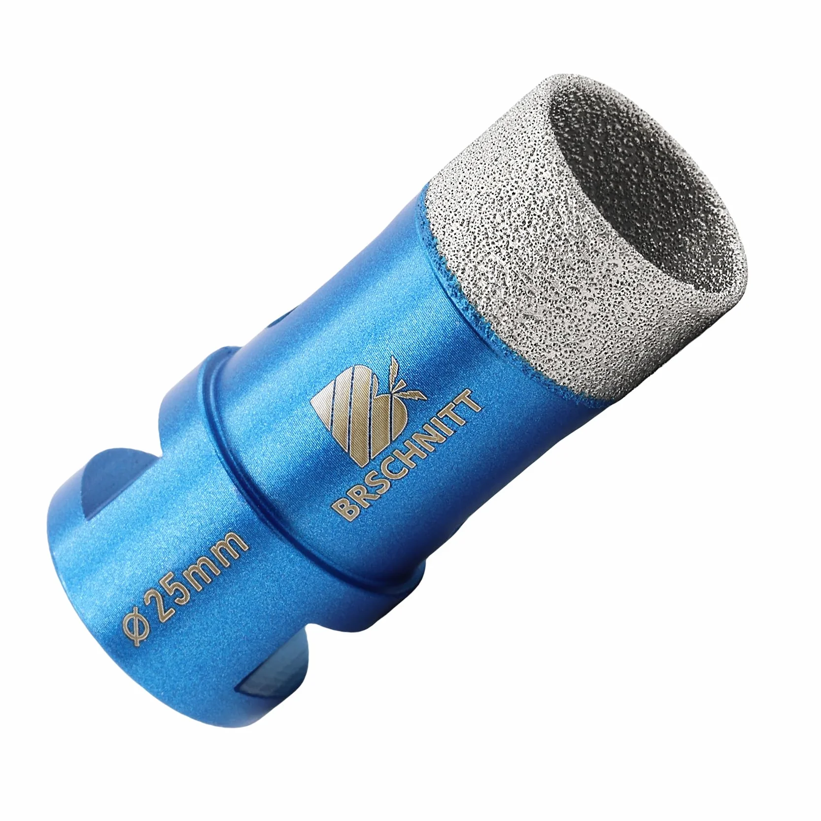 Diamentowe wiertło do szkła, wiertło do płytek, wiertło suche 25 mm - BRSCHNITT M14 diamentowa koronka wiertnicza do szkła, ceramiki, porcelany, płytek, gresu porcelanowego, marmuru