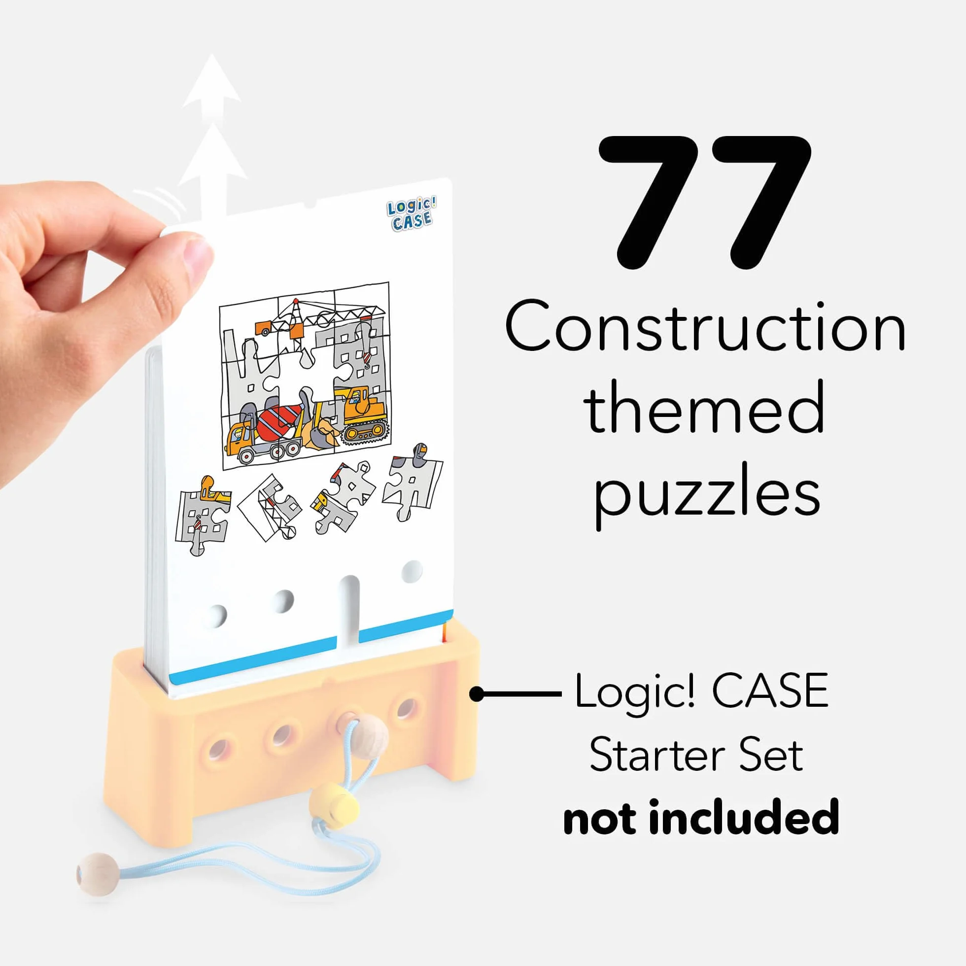 LogiCASE Extension Set - Baustelle: 77 x kunterbunter Rätselspaß für 1 Spieler