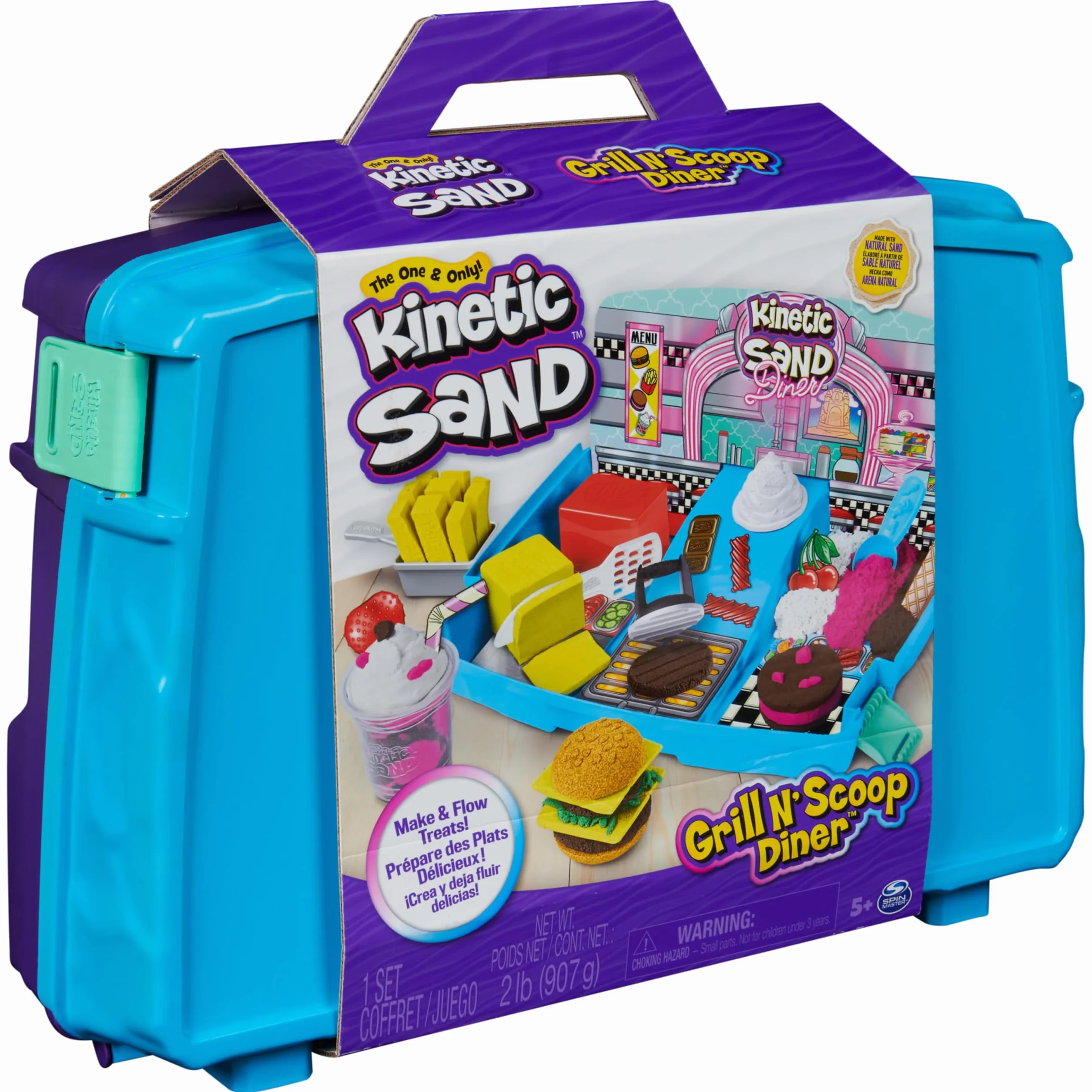 Kinetic Sand Bar do hamburgerów i lodów