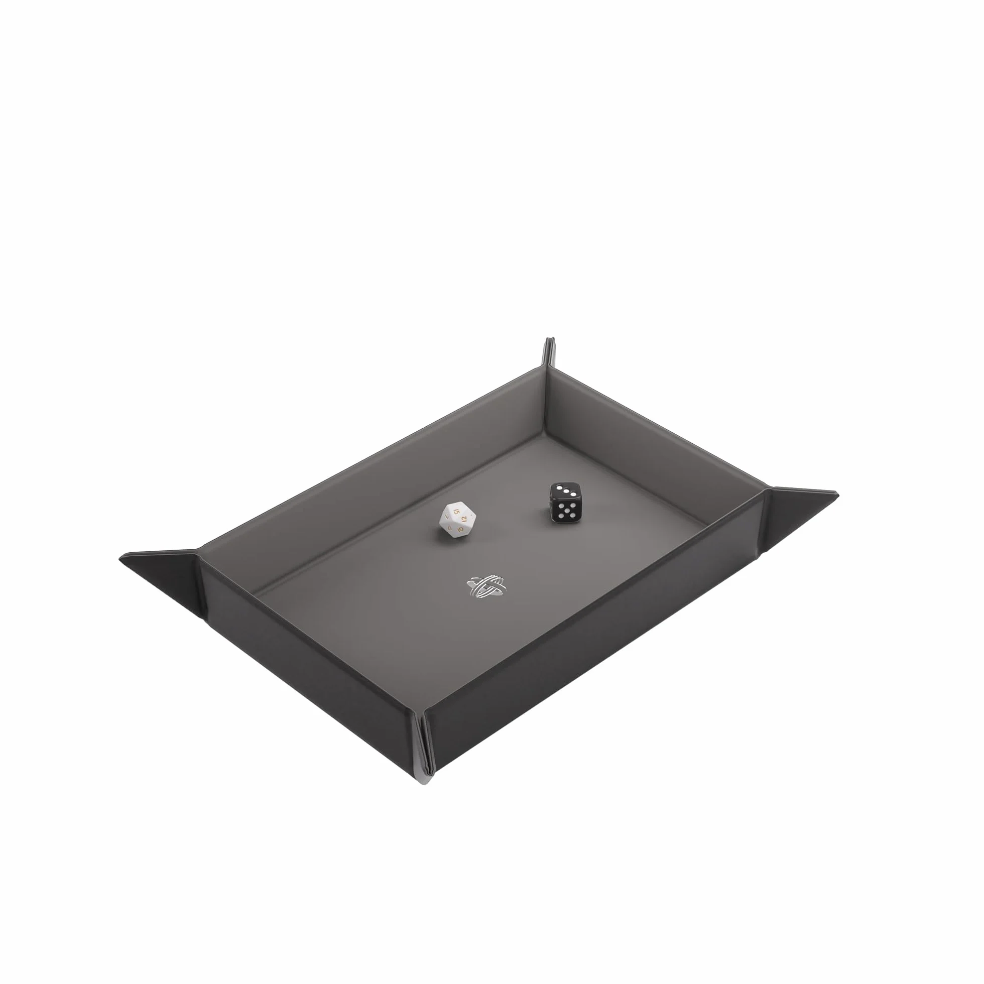Magnetic Dice Tray Rectangular Black/Gray