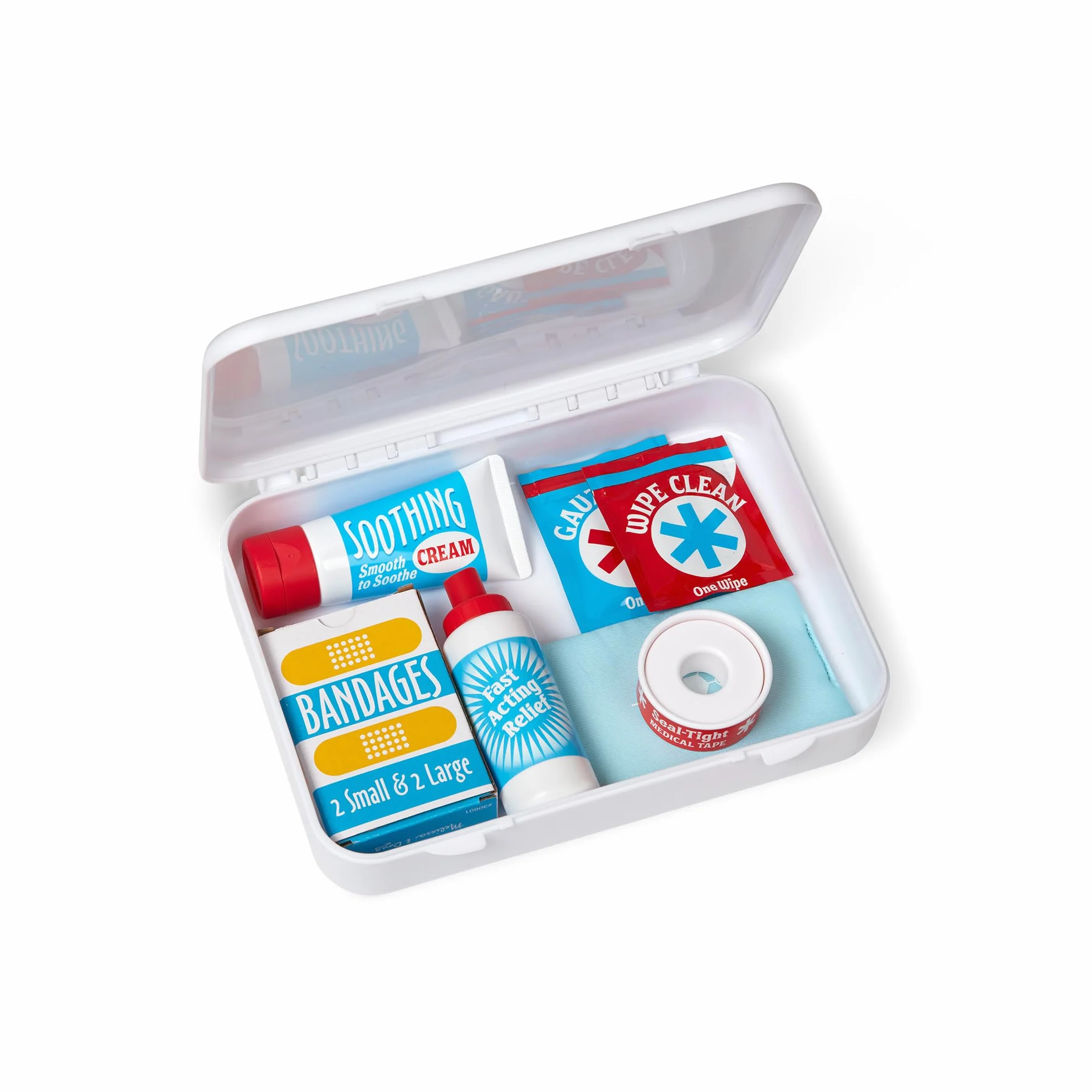 Melissa & Doug Get Well zestaw pierwszej pomocy zestaw do zabawy | udawaj zabawę, zestaw pierwszej pomocy | 3+ | prezent dla chłopca lub dziewczynki