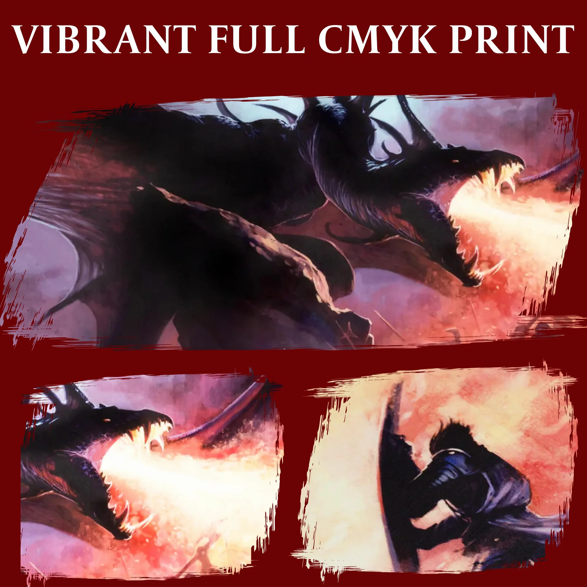 Ekran DND DM 5e - Ekran Mistrza Gry D&D/Dungeon Master Screen Nadruk Kolorowy z Konfigurowalnymi Wstawkami - Dungeons & Dragons Akcesoria GM/Mistrz Gry Prezent dla Mężczyzn i kobiet.