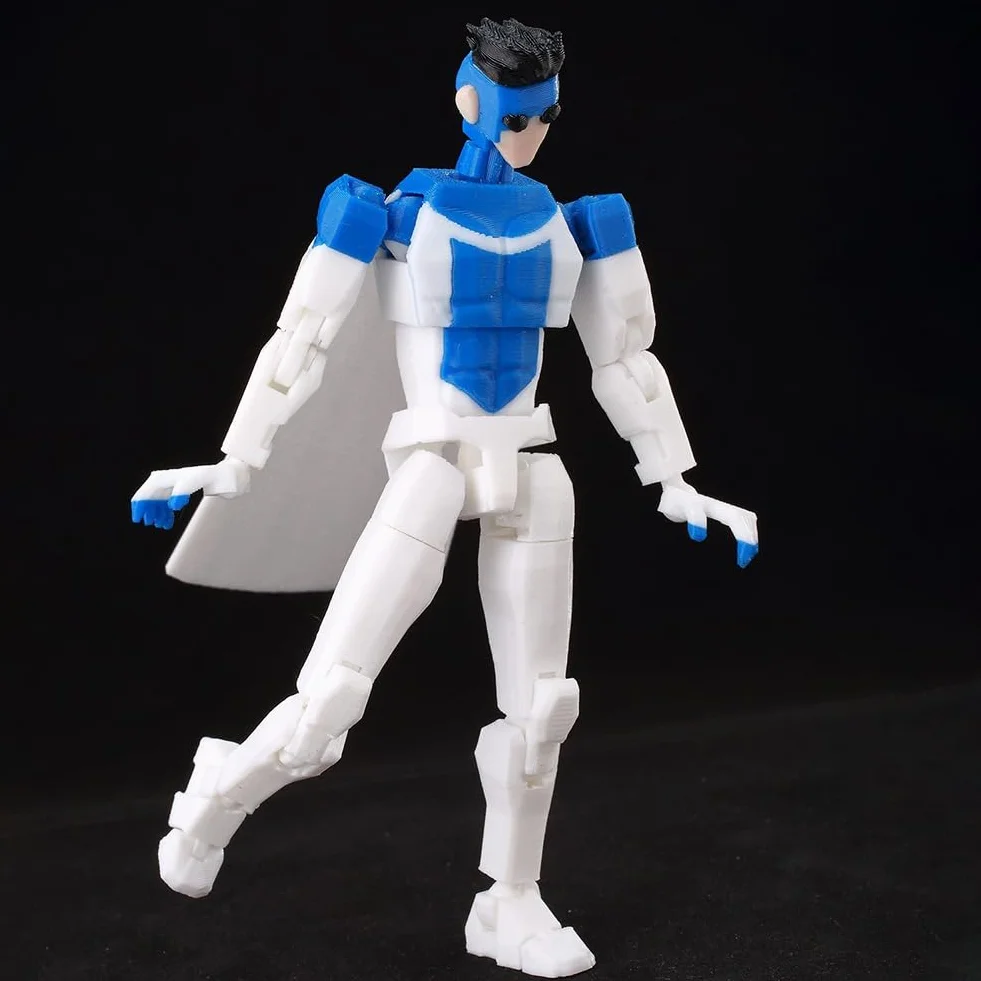 Mark Grayson ruchoma figurka z wieloma przegubami - 3D drukowane wieloprzegubowe figurki Mark Grayson Super Statuetta z wymiennymi akcesoriami Figurka kolekcjonerska 13,5CM