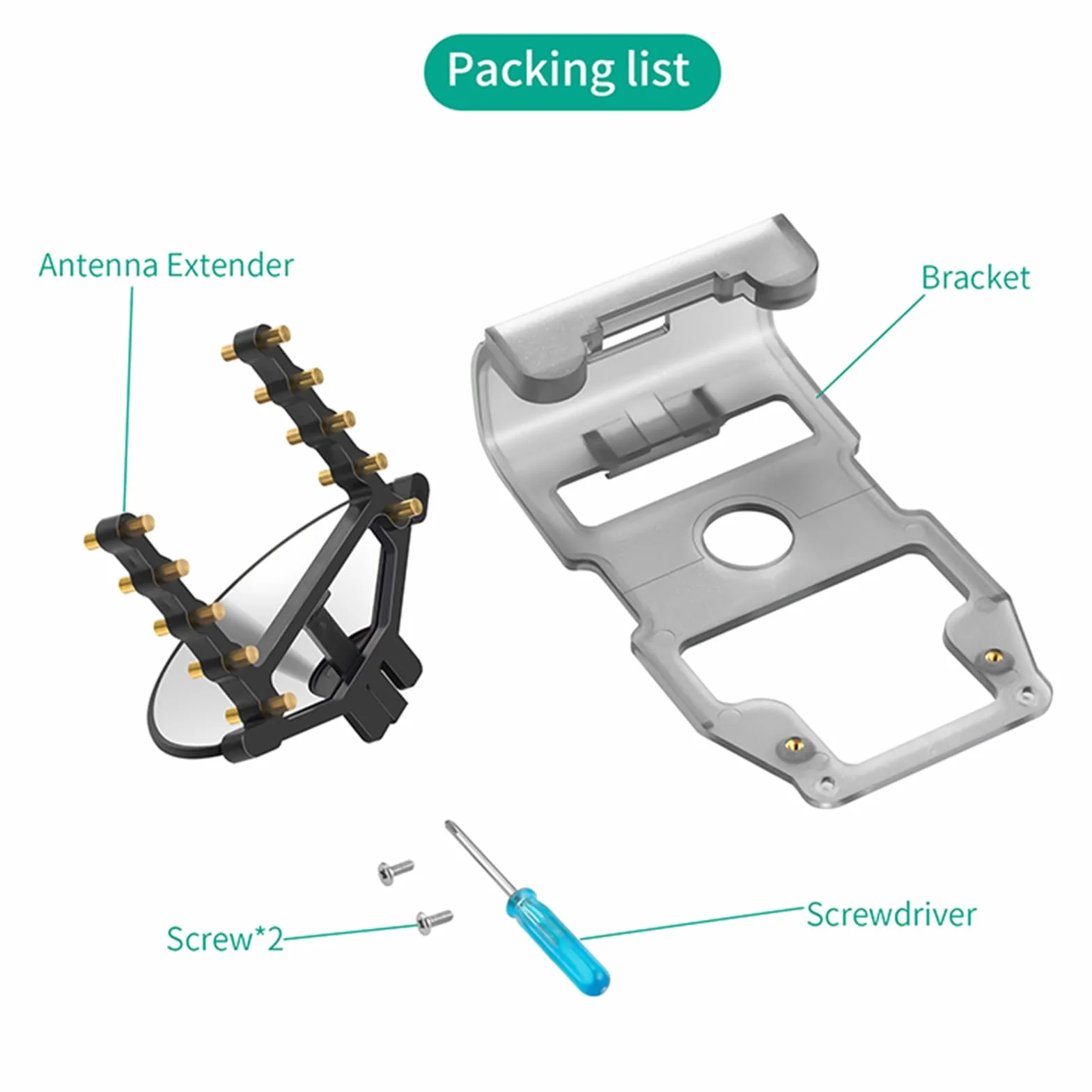 Yagi zestaw wzmacniacza sygnału anteny do DJI RC, wzmacniacz do DJI Mini3/Mini3 Pro, pilot zdalnego sterowania, akcesoria RC
