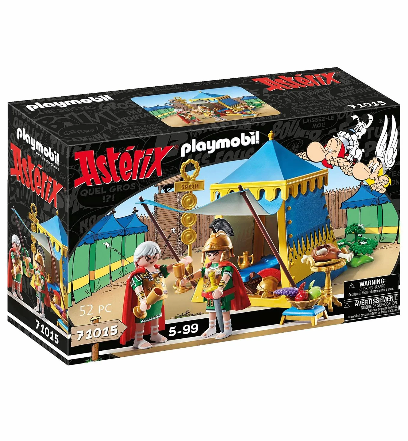 PLAYMOBIL Asterix 71015 Asterix: Namiot dowódcy z generałami, od 5 lat