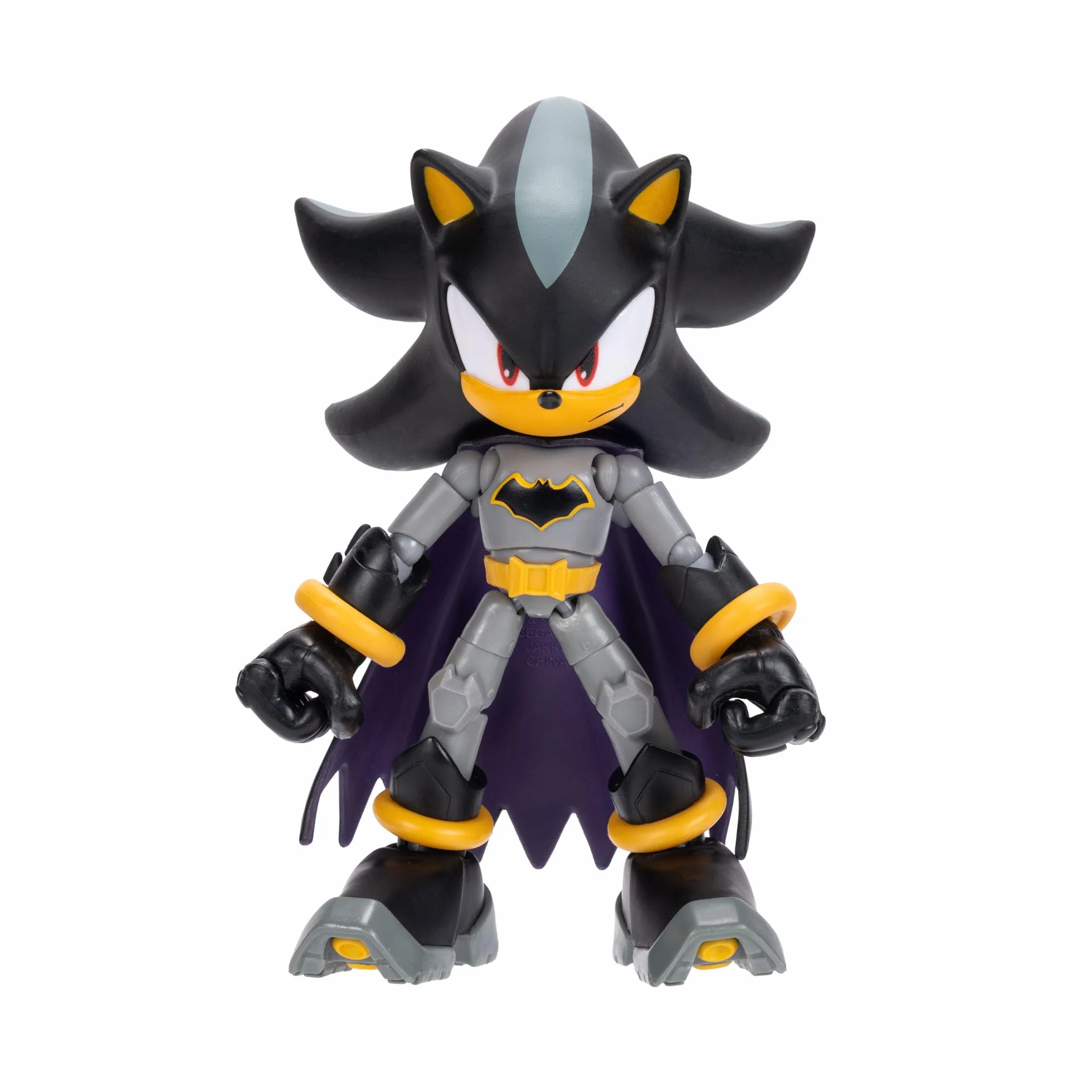 Figurka akcji DC x Sonic Shadow jako Batman 5" / 13 cm, oficjalna licencja Jakks Pacific, niezwykle szczegółowa i wyprofilowana konstrukcja, opakowanie kolekcjonerskie