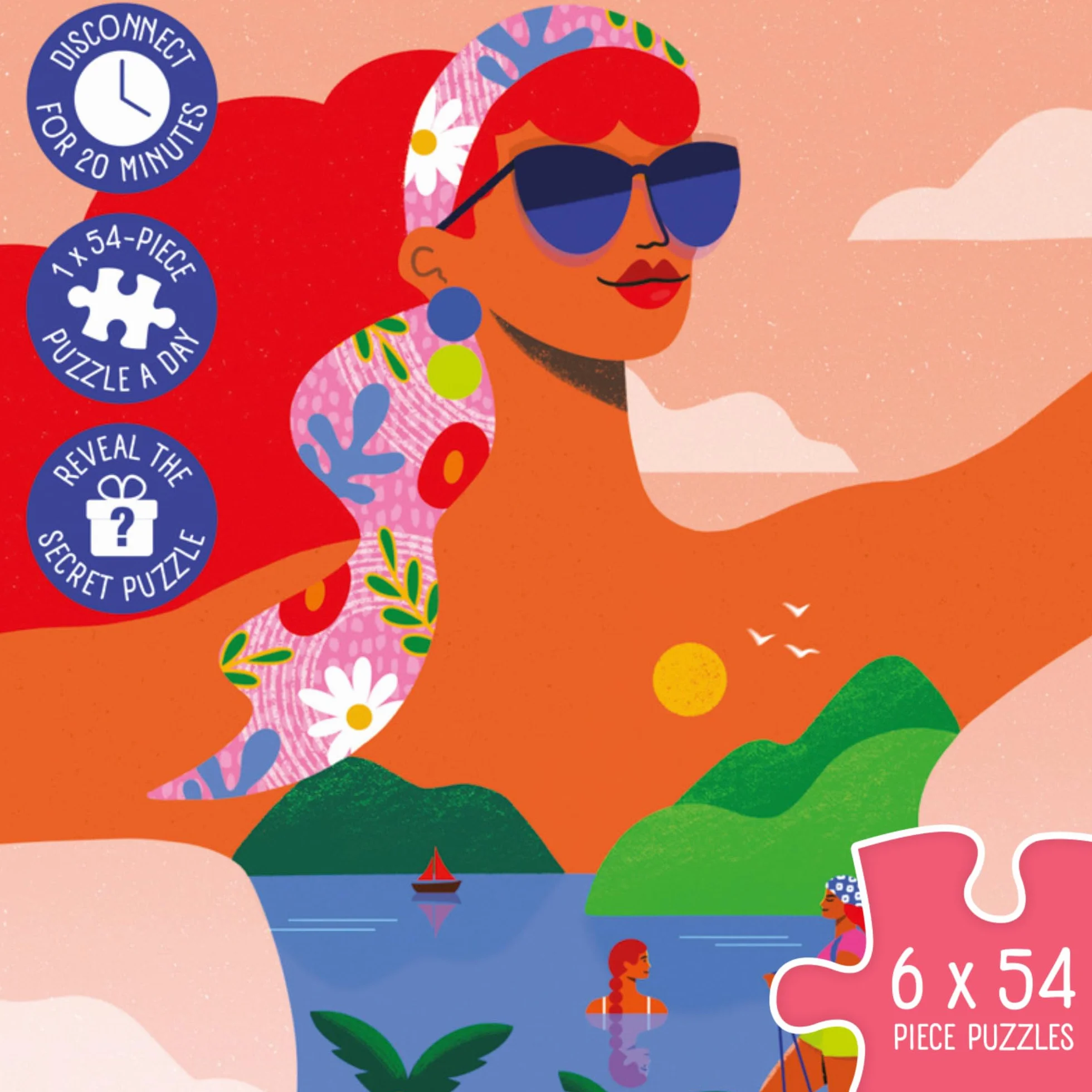 Pieceful mind - Take a moment - Puzzle 54 Teile