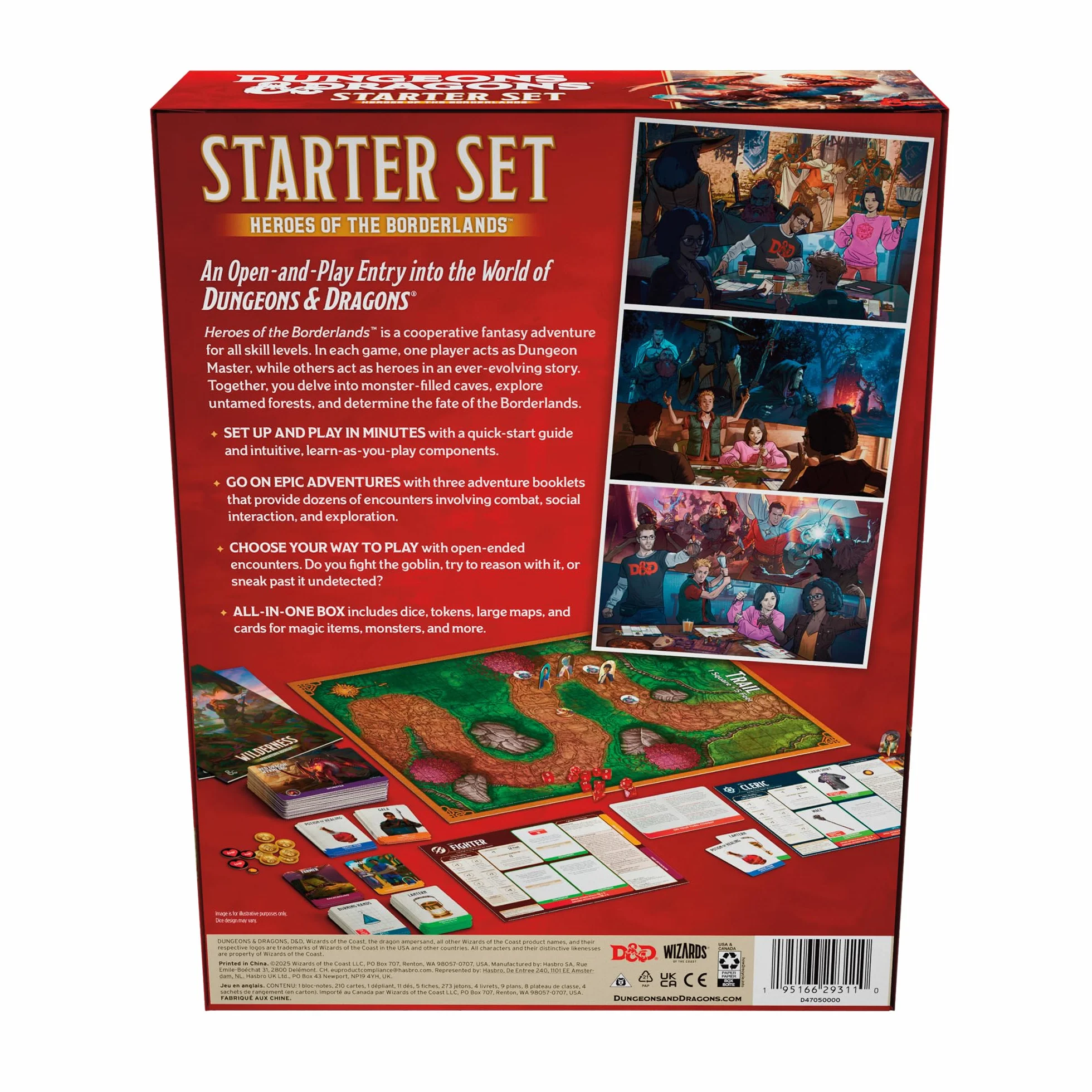 Dungeons & Dragons Heroes of the Borderlands Starter Set Zestaw