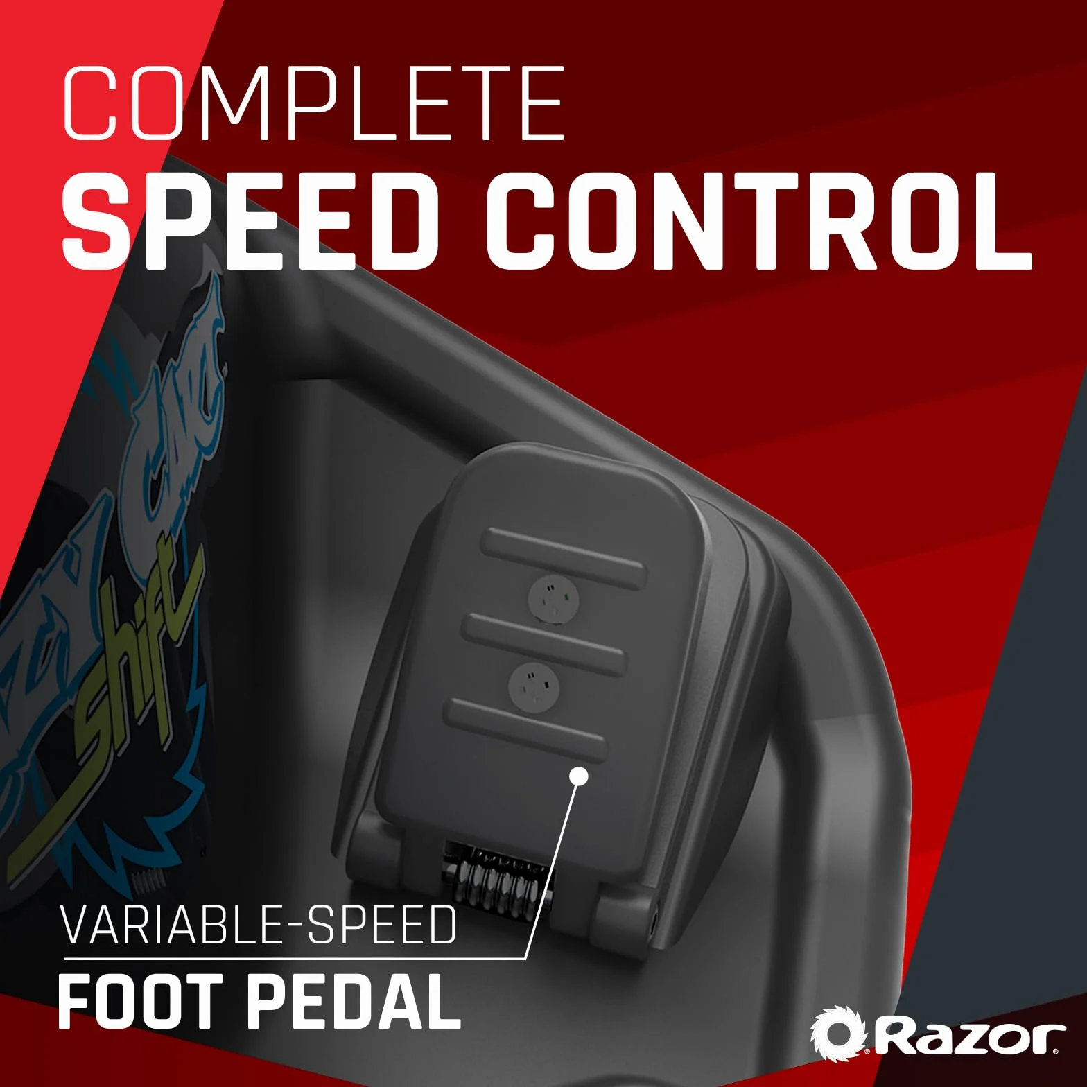 Razor Crazy Cart Shift 25173840 Gokart, Niebieski/Czarny, od 6 lat