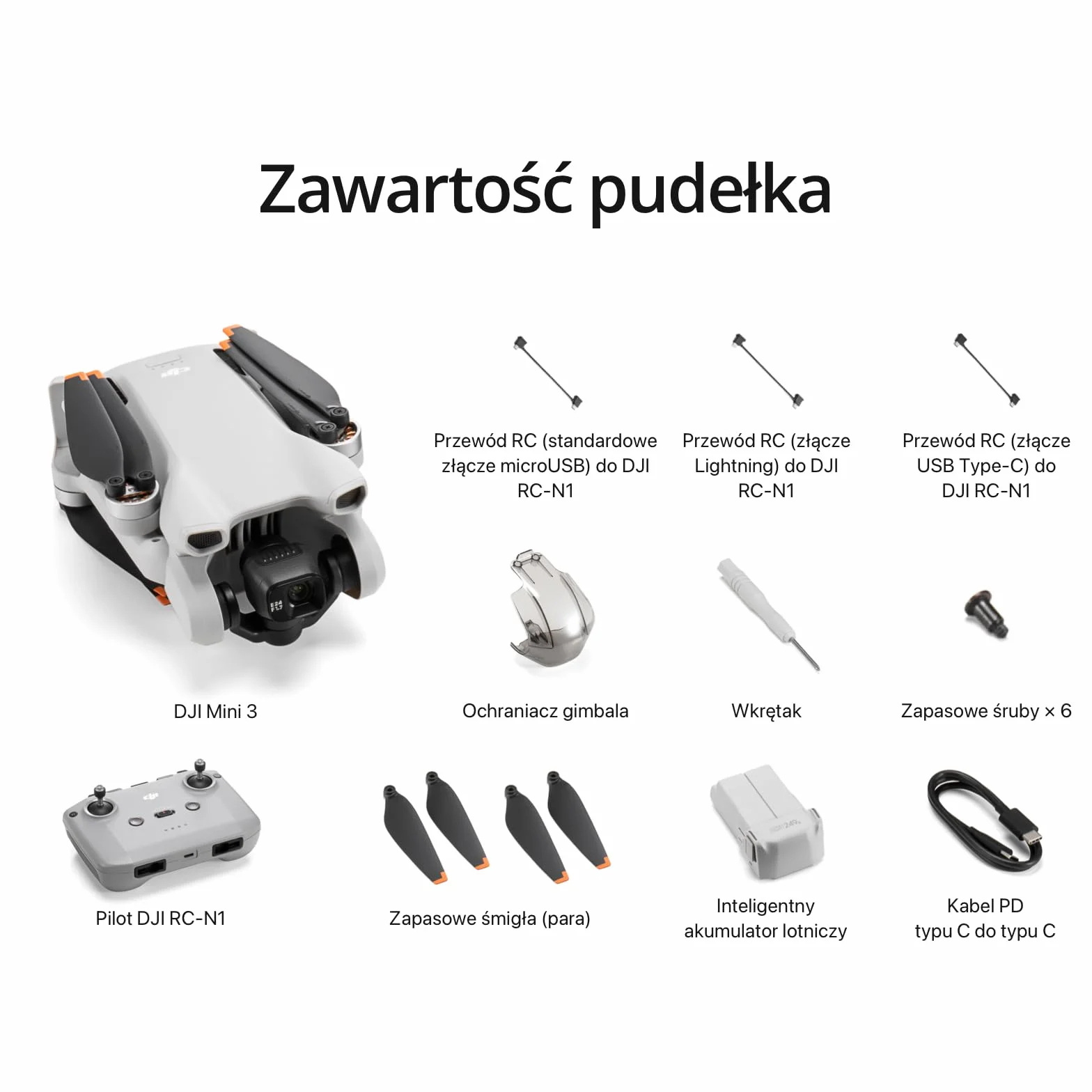 DJI Mini 3 Lekki i Składany Dron z Minikamerą z Wideo 4K HDR, 38-Minutowym Czasem Lotu, Prawdziwymi Ujęciami w Pionie i Inteligentnymi Funkcjami, Szary,C0