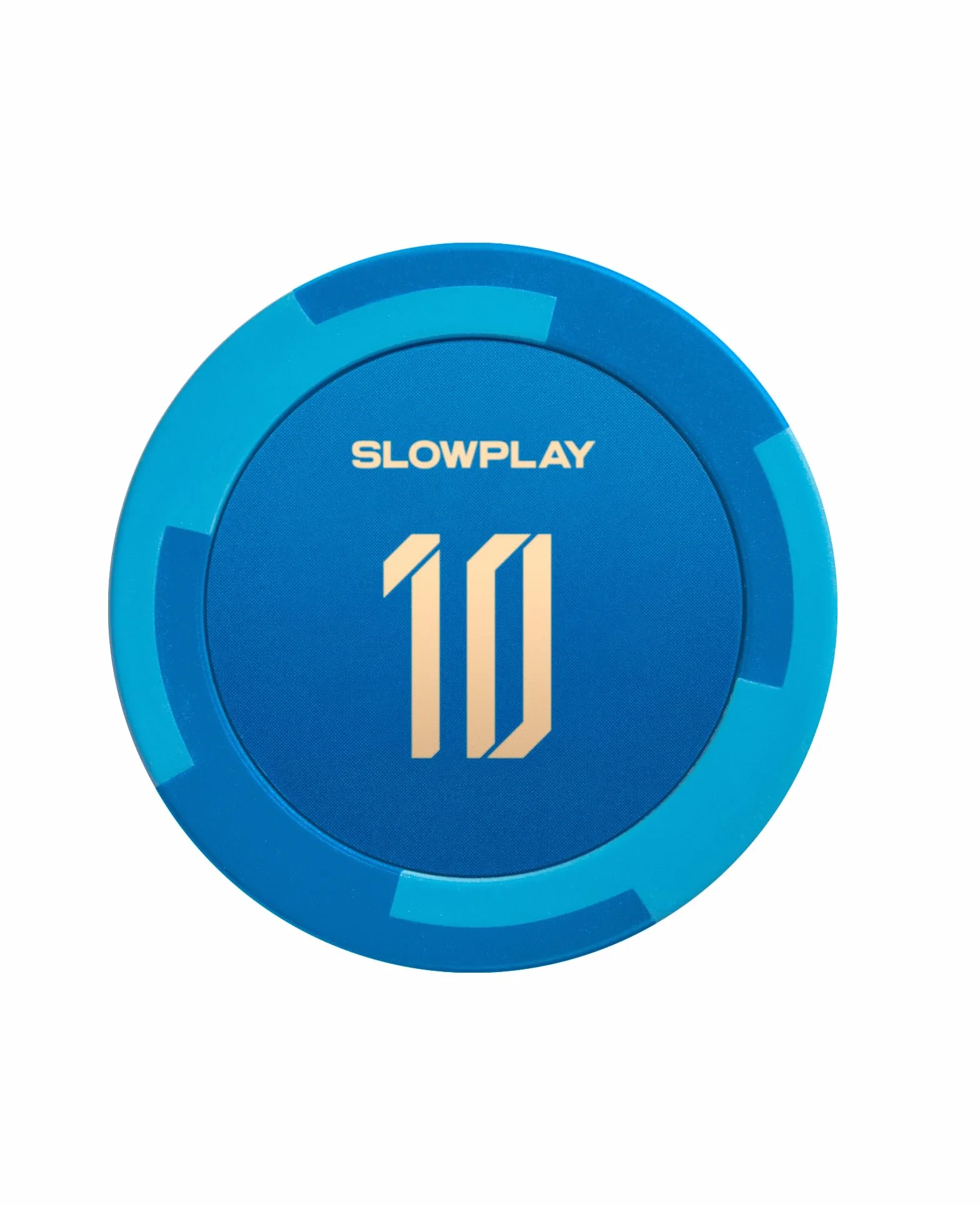 SLOWPLAY Godel Clay żetony do pokera, 14 gramów ciężkiego kompozytu glinianego, duże żetony 40 mm luzem, opakowanie 50 sztuk o nominale 10