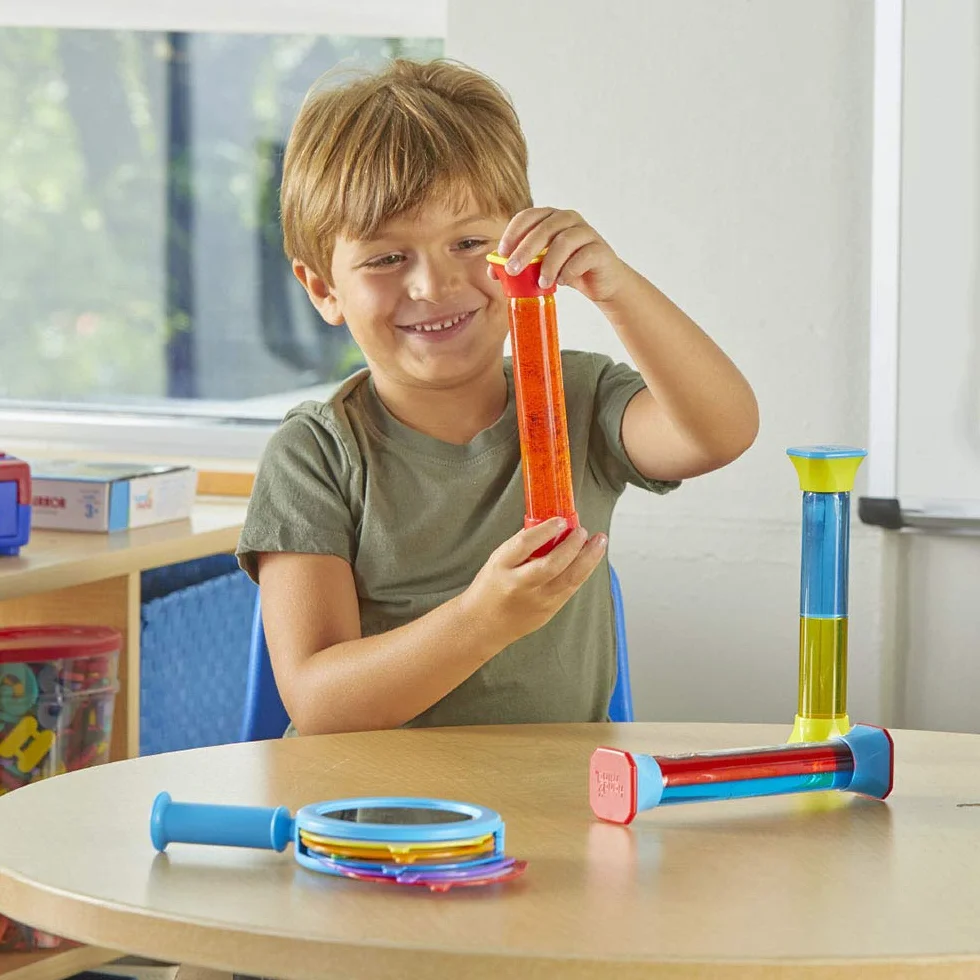 Learning Resources 93386 COLORMIX Sensory Tubes, Multicoloured, 8 x 7 x 2 inches