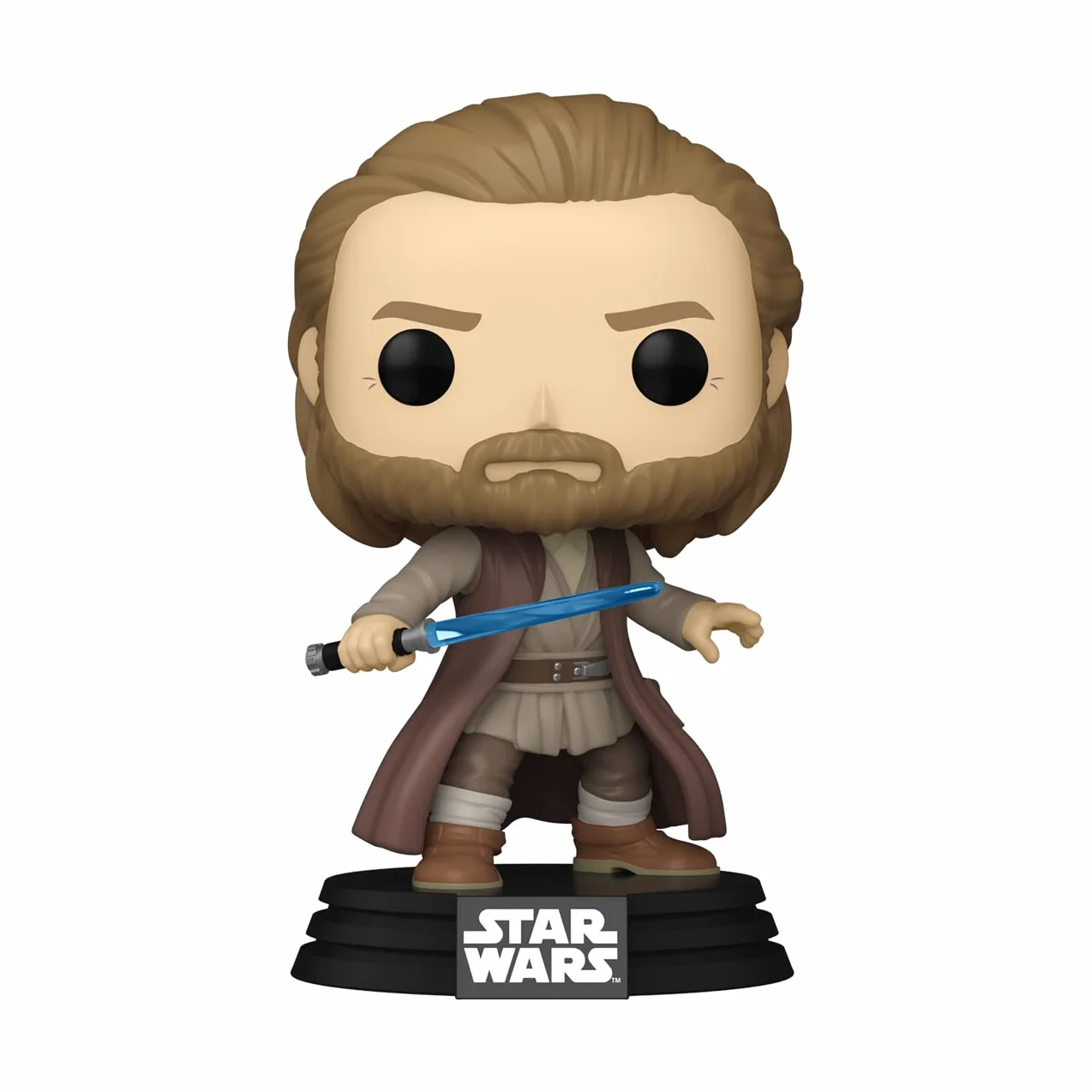 Funko POP! Vinyl: Obi-Wan Kenobi Battle Pose - Jasper - Gwiezdne Wojny - kolekcjonerska figurka winylowa - pomysł na prezent - Oficjalny towar - Zabawki dla dzieci i dorosłych - Fani TV - Model