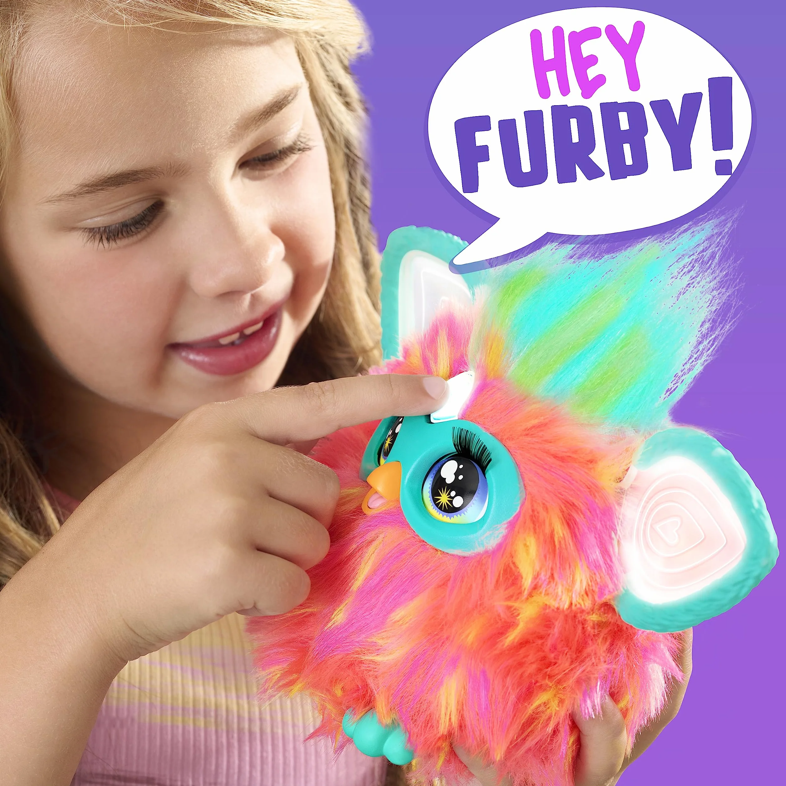 Hasbro Furby Zabawka interaktywna (pomarańczowa) - wersja niemiecka
