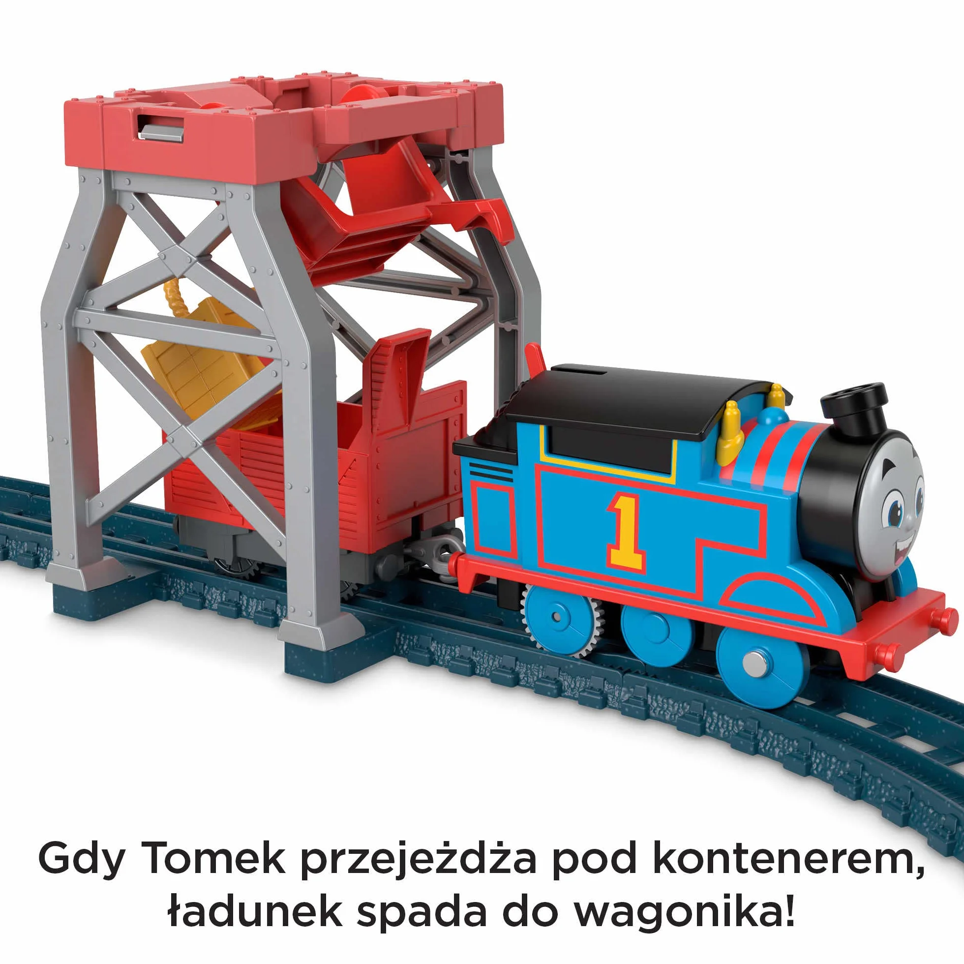 Fisher-Price Thomas & Friends 3-in-1 Package Pickup Train Set with motorized Thomas for preschoolers ages 3 years and older