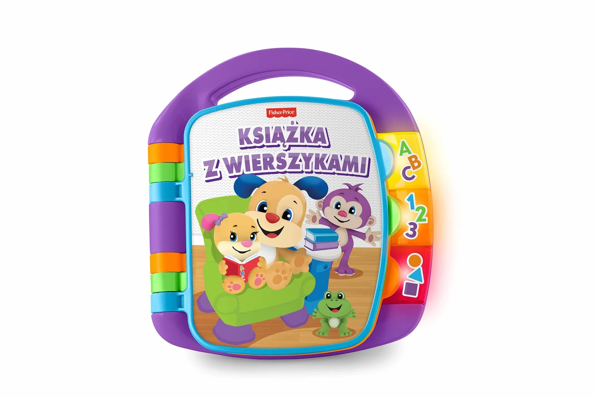 Fisher-Price FRC70 - "Ucz się i śmiej" Książka z wierszykami