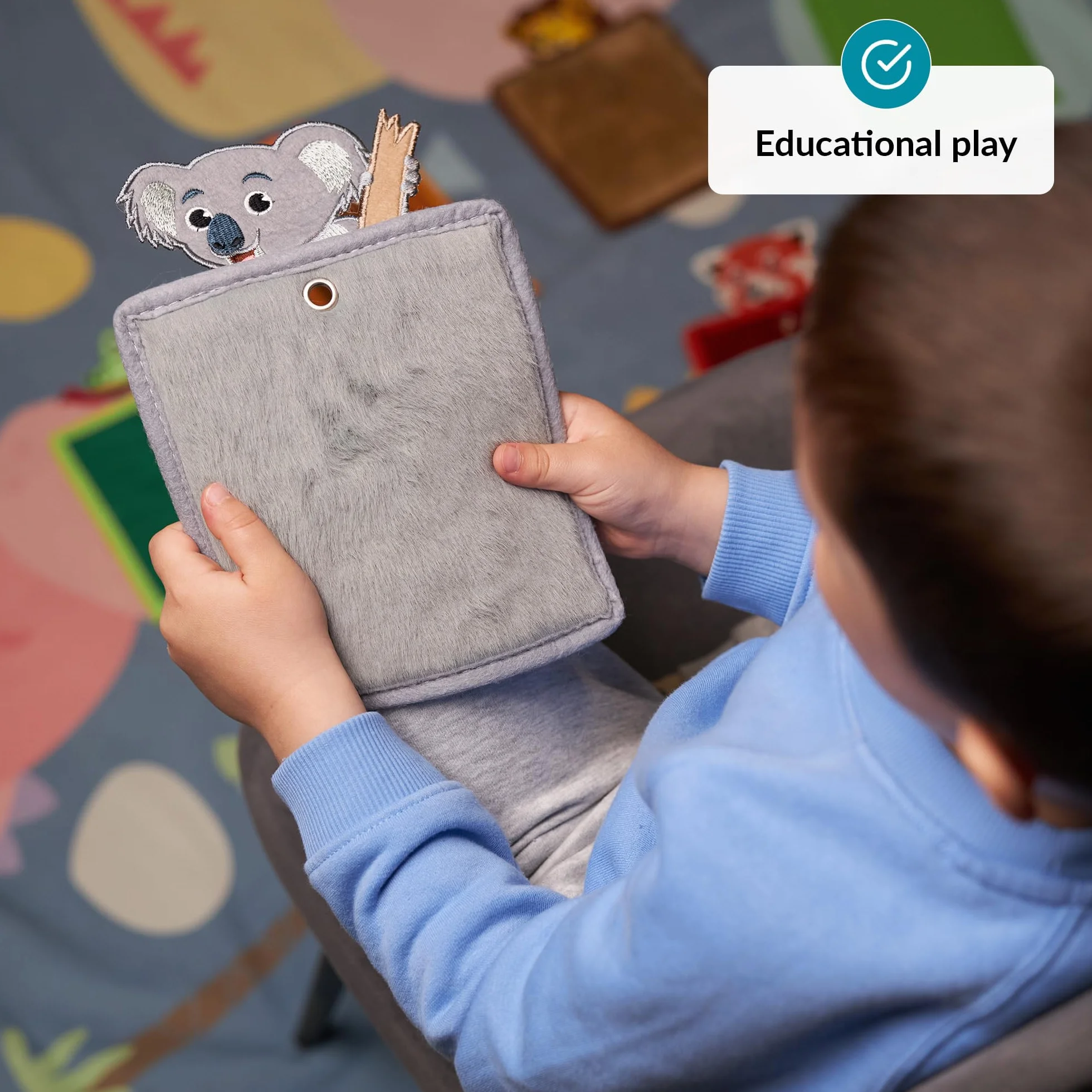 ODOXIA Maty sensoryczne z motywem zwierząt, 24 sztuki, maty sensoryczne dla dzieci z autyzmem, zabawki dotykowe, pokój sensoryczny, zabawne zabawki edukacyjne dla małych dzieci