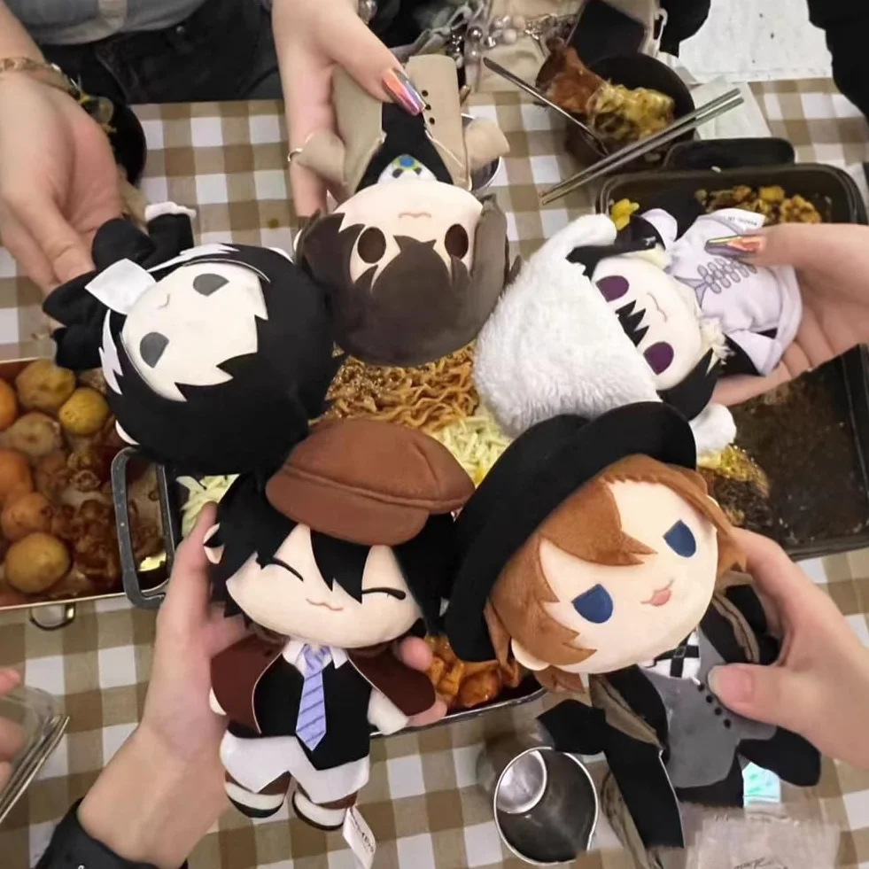 Zhongkaihua 20 cm Dazai Osamu pluszowa poduszka wisiorek Deocr Dazai Osamu figurka pluszowa anime PP bawełniana torba samochodowa torba domowa brelok dekoracja prezent dla fanów