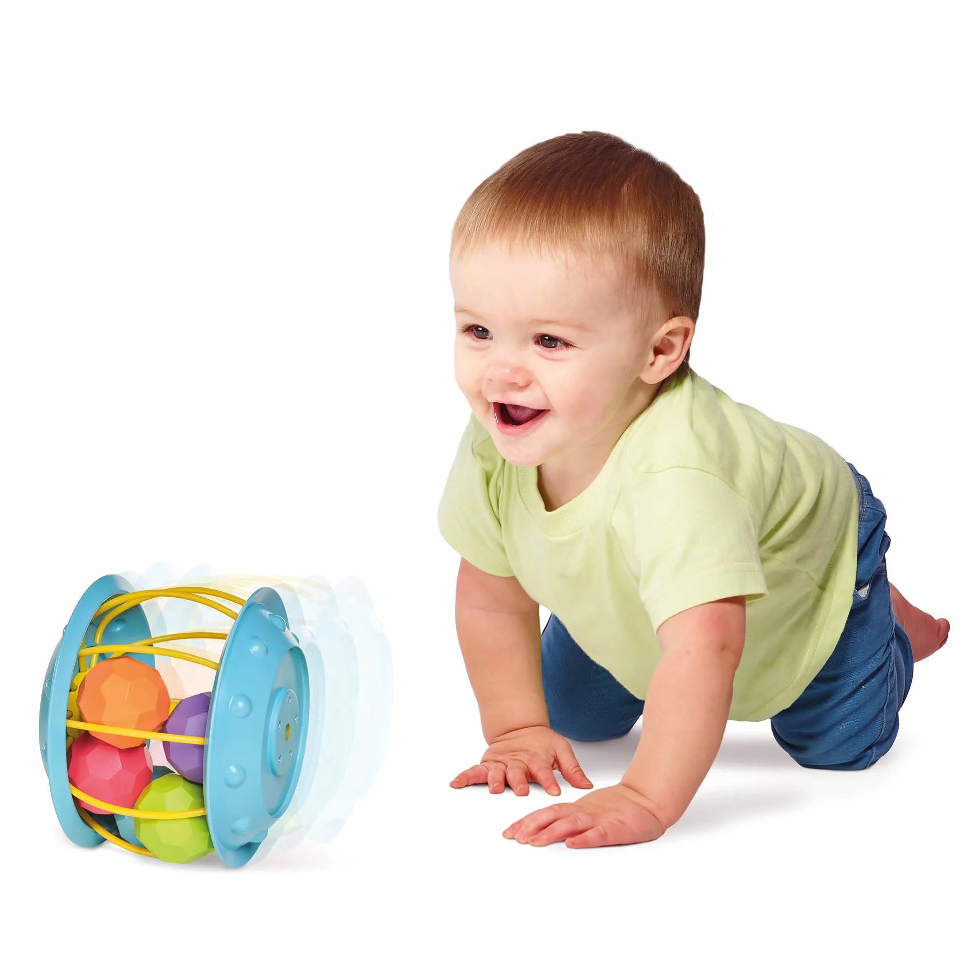 Toomies E73254 Tomy Pic & Push T. Rex, Children, Jurassic World, Educational Push & Go Vehicle, Colourful Dinosaur Toy for Baby Boys & Girls Aged 12 Months +, Multicoloured