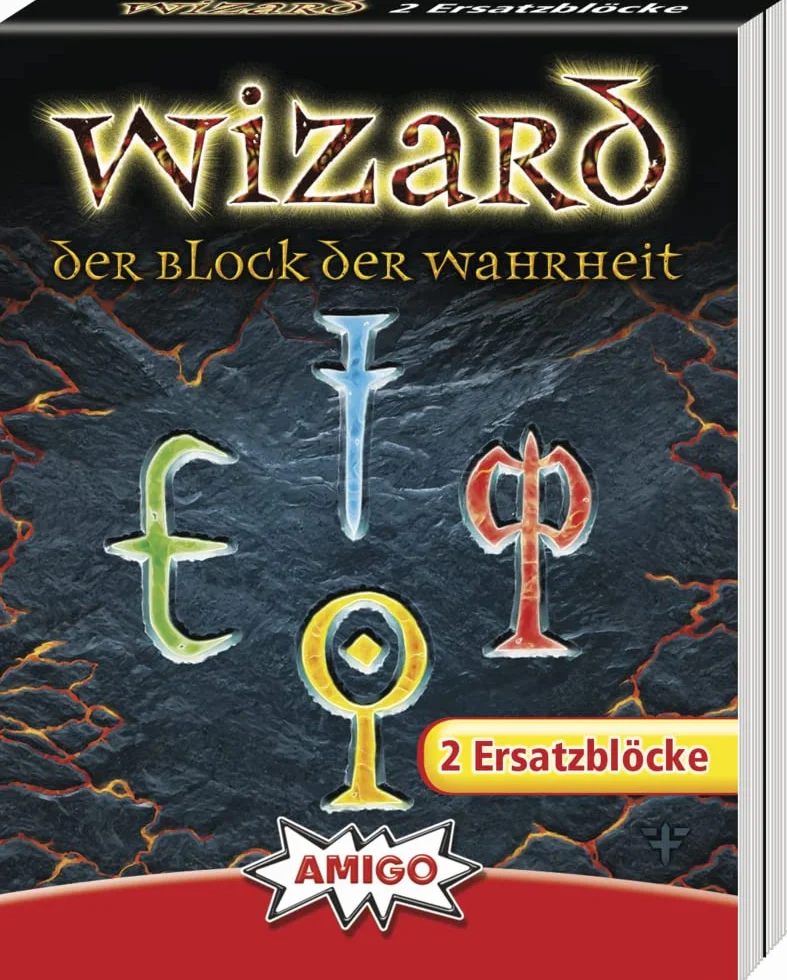 Wizard blok prawdy 2 bloki zapasowe akcesoria do gier