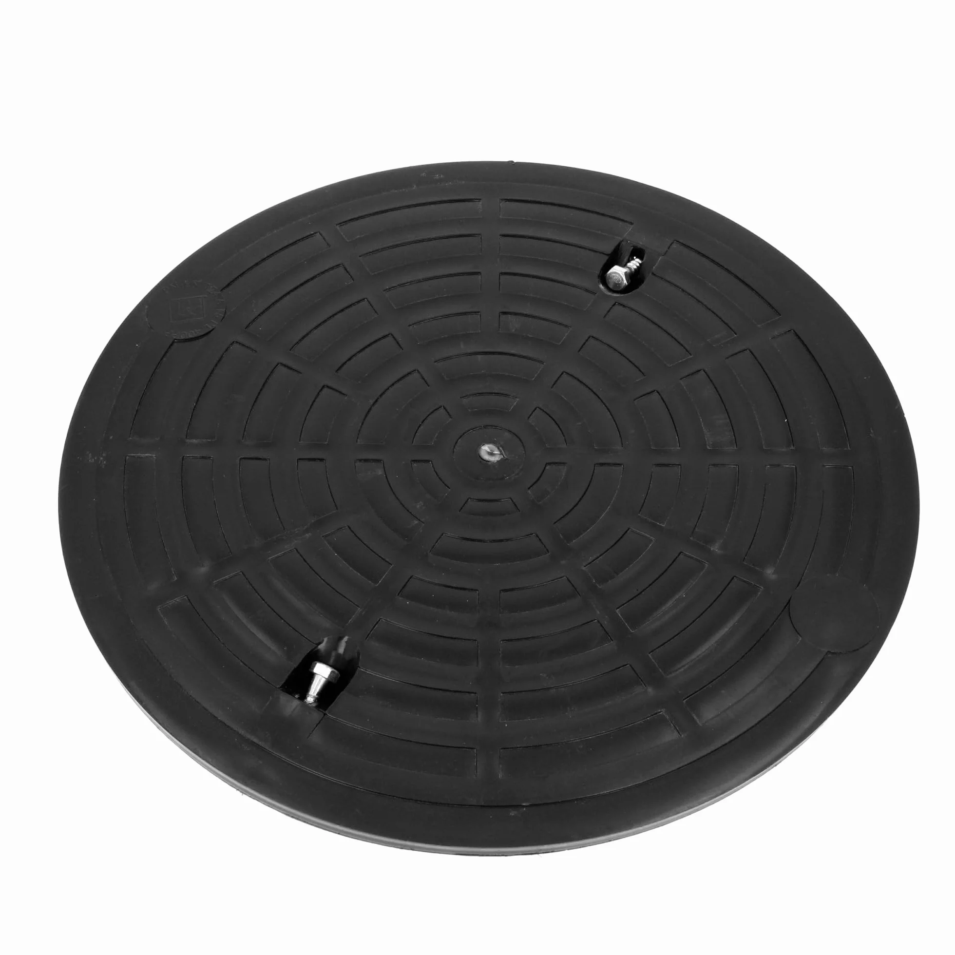 Millto™ Pokrywa Dekiel Rury Karbowanej 425 mm Właz Studni kanalizacji Komora Inspekcyjna Do Szamba Czarna Okrągła Rura Spustowa Studzienka