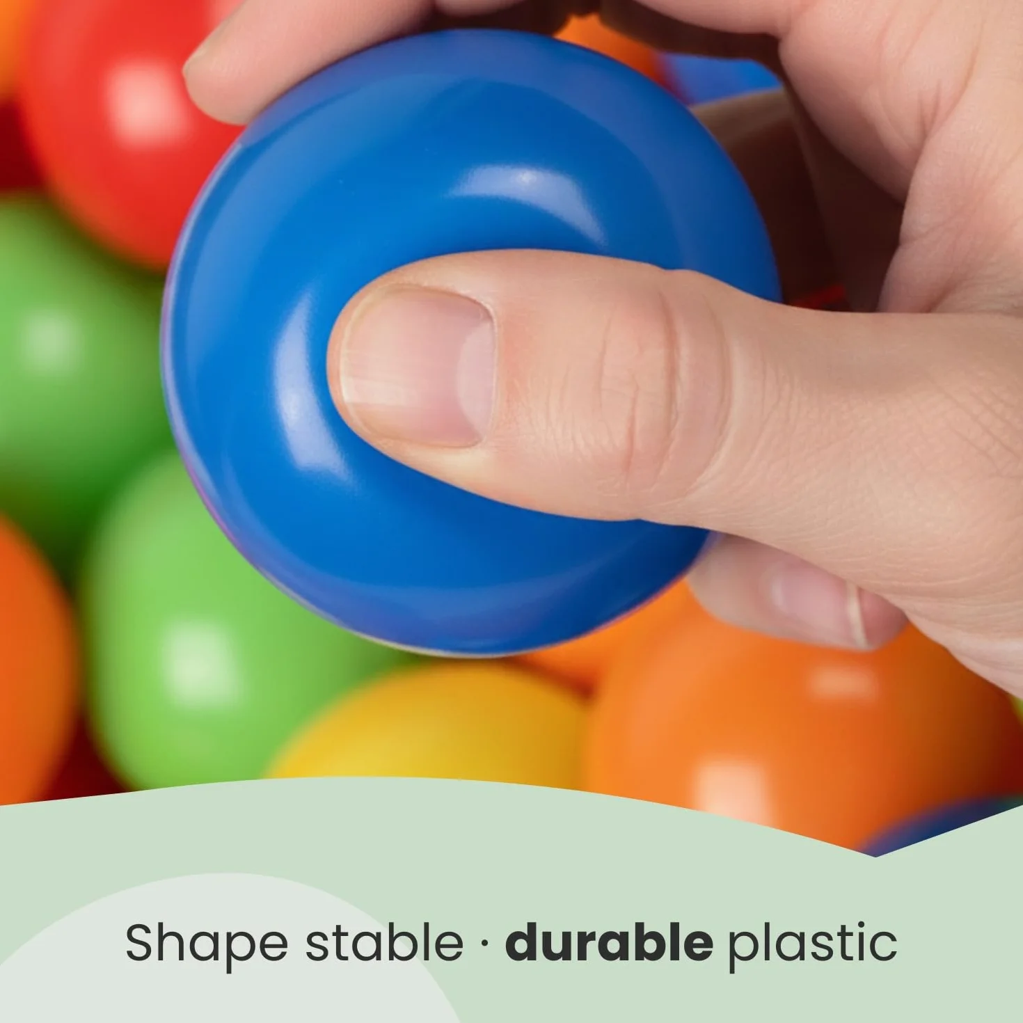 LittleTom 100 kolorowych piłek do kąpieli 7 cm plastikowe zabawki dla dzieci