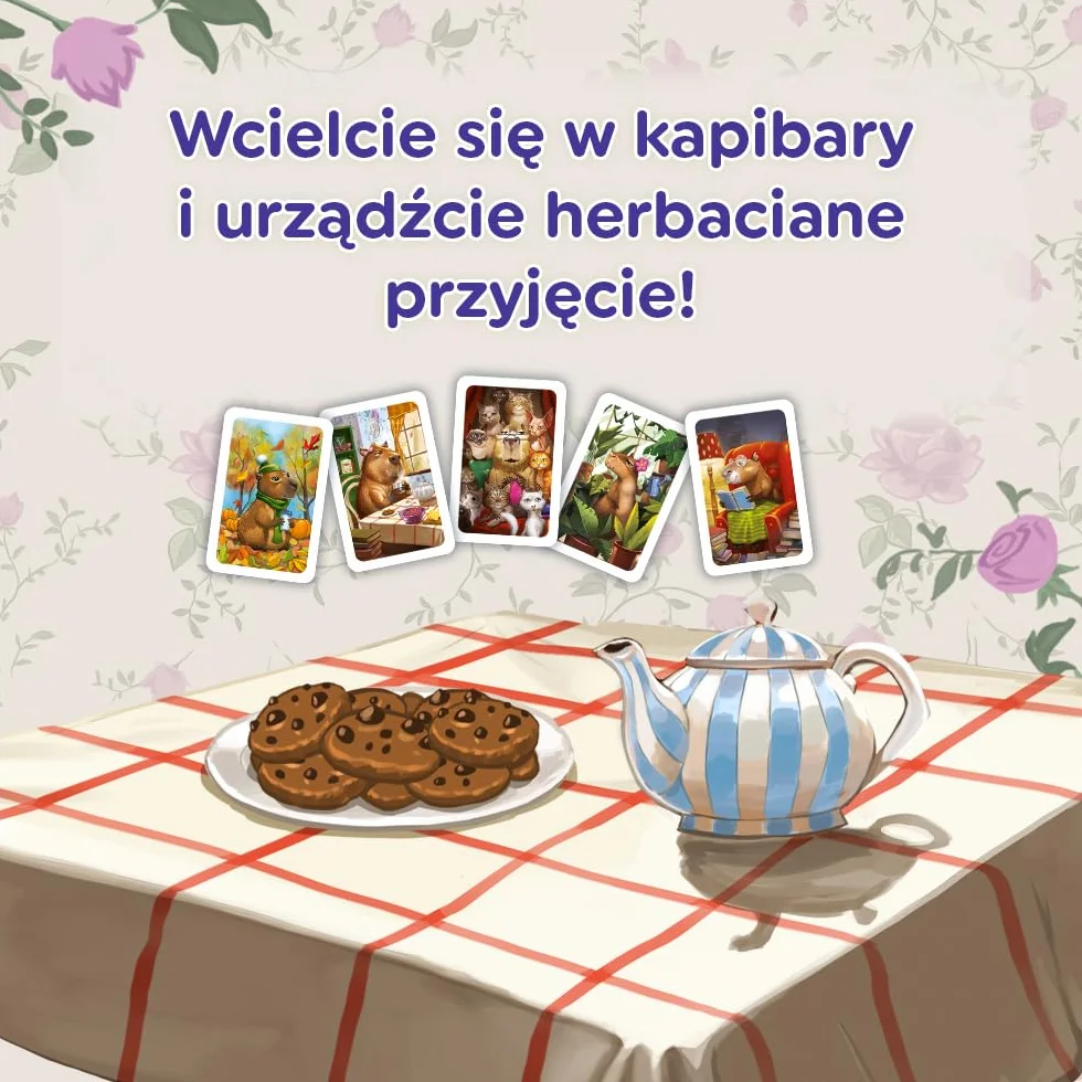 Trefl - Kapibary Herbaciary - Gra Rodzinna, Strategia, Planowanie i Logiczne Myślenie, dla Dorosłych i Dzieci od 8 lat