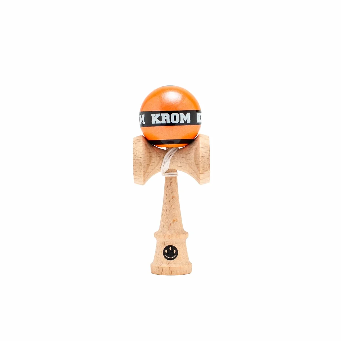 KROM Kendama MIKRO Orange – Mini Kendama z drewna bukowego – w pełni grywalna – format kieszonkowy – dla początkujących i profesjonalistów