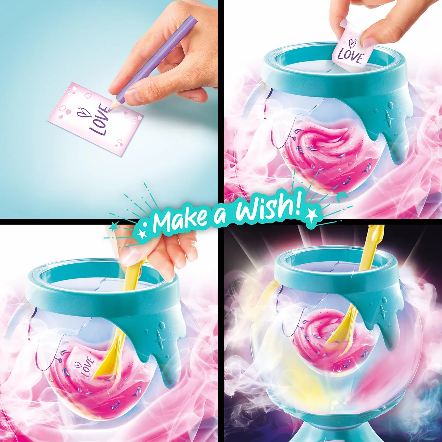 Canal Toys - Magical Slime - Moja Fabryka Magicznych Eliksirów - Kocioł Slime DIY - Od 6 lat - SSC 196, Wielokolorowy, 34 x 14 x 27,5 cm