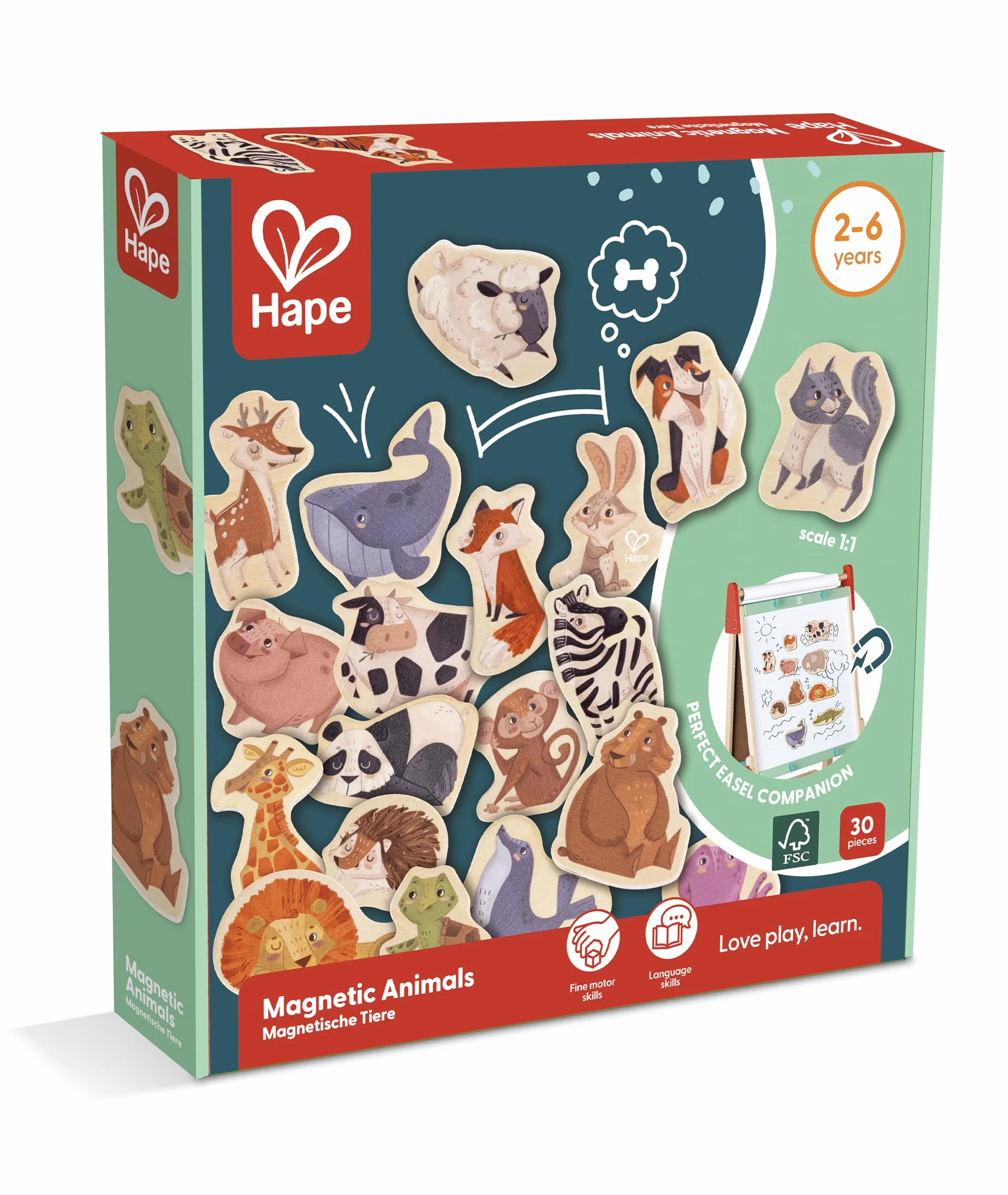 Hape - Figurki, Wielobarwny, mały (E2002)