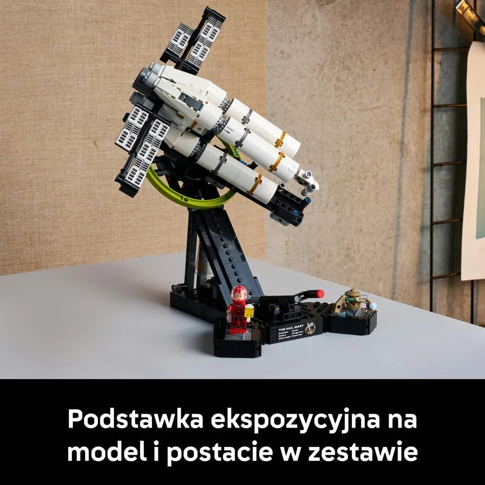 LEGO Icons Projekt Hail Mary, kolekcjonerski zestaw konstrukcyjny, model statku kosmicznego dla dorosłych, ozdoba do domu i biura, pomysł na prezent urodzinowy dla mężczyzny i kobiety 11389