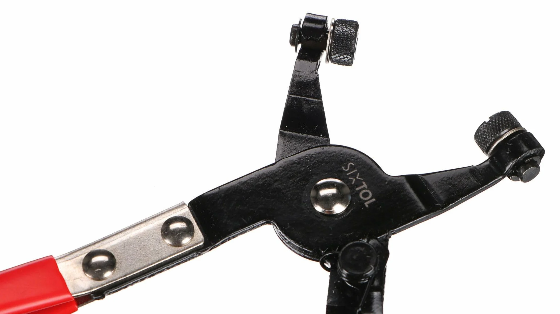 MECHANIC HOSE CLAMP 8 | Szczypce do opasek samozaciskowych | Obrotowe szczęki | 55 mm | Stalowe