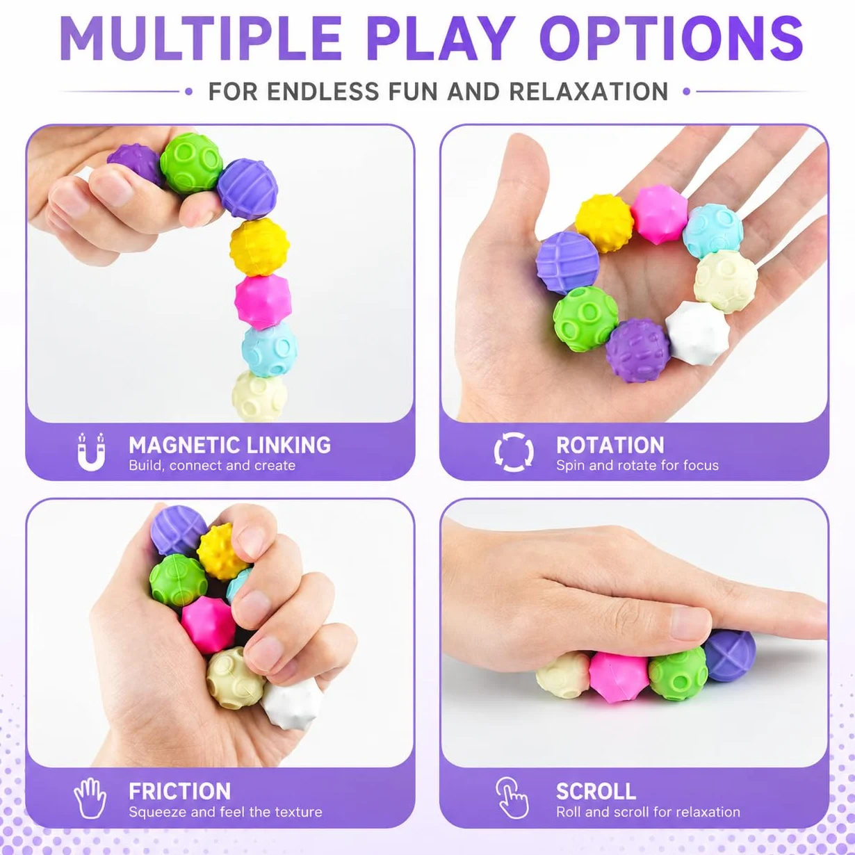 Sensoryczne zabawka Ball, 8 sztuk, magnetyczne kulki antystresowe, przenośne kulki magnetyczny, antystresowy
