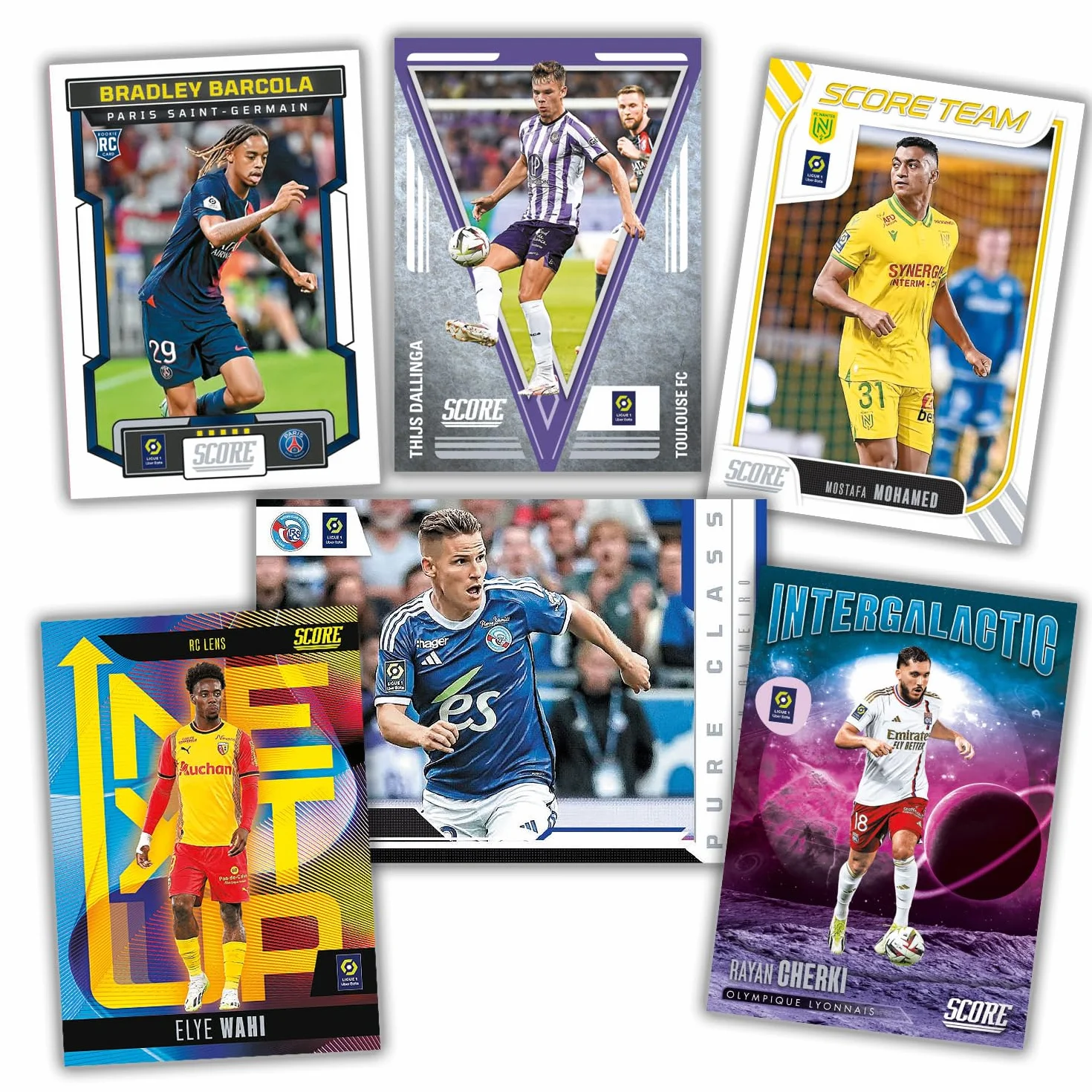 Panini SC Score Trading Cards Ligue 1 2023-2024 Pudełko 12 opakowań tłuszczu, 201630BOX12FP, karton