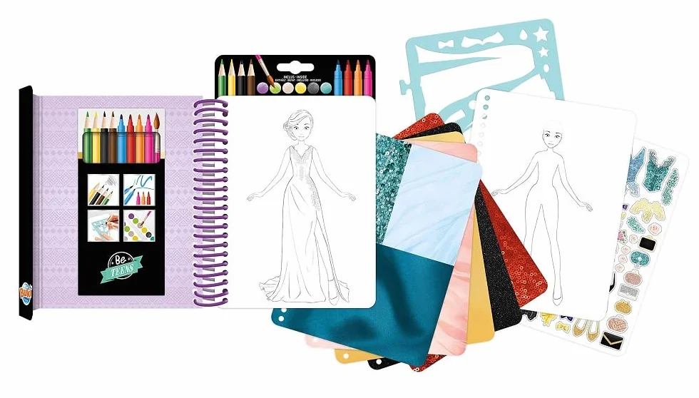BUKI Francja CM102 Fashion Sketchbook - suknie wieczorowe