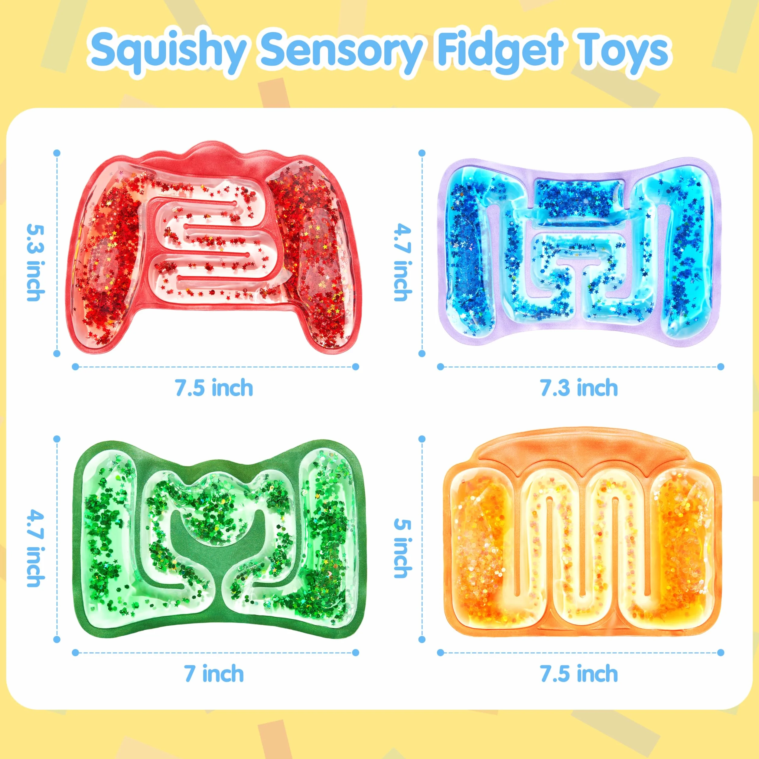 JOYIN Fidget zabawki sensoryczne dla dzieci 4 szt