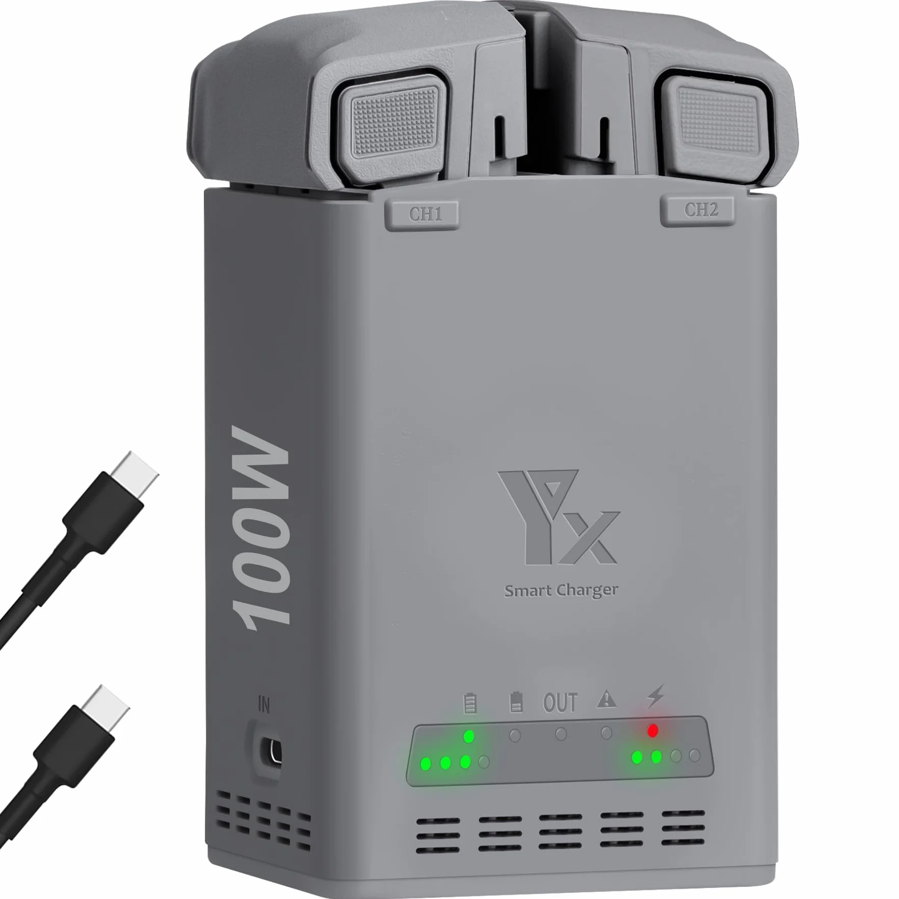 Ładowarka akumulatorowa 100 W do DJI Mini 5 4 3 Pro, szybka stacja ładująca, koncentrator ładowarki, 2 baterie, stacja ładująca, akcesoria