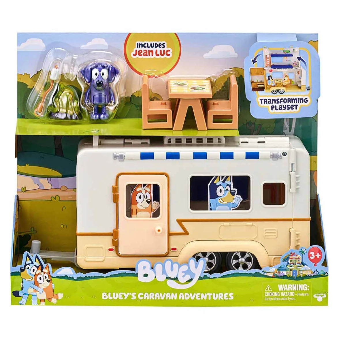 Bluey's Caravan Playset, 2.5-3 inch figures