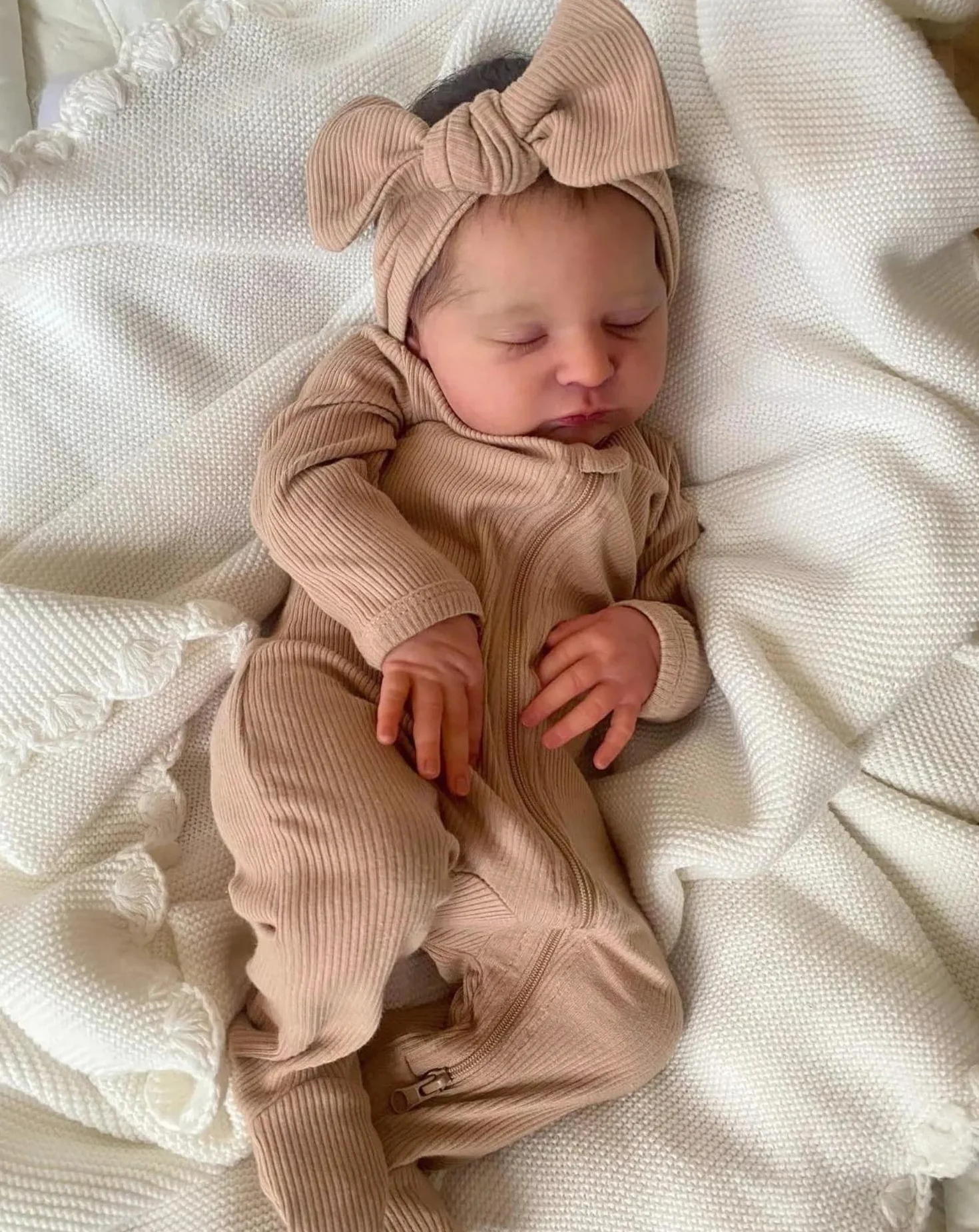 Realistyczne lalki Reborn 20 cali 50 cm miękka winylowa lalka Reborn Śpiąca lalka dziewczynki chłopcy lalki dla niemowląt Reborn Babies