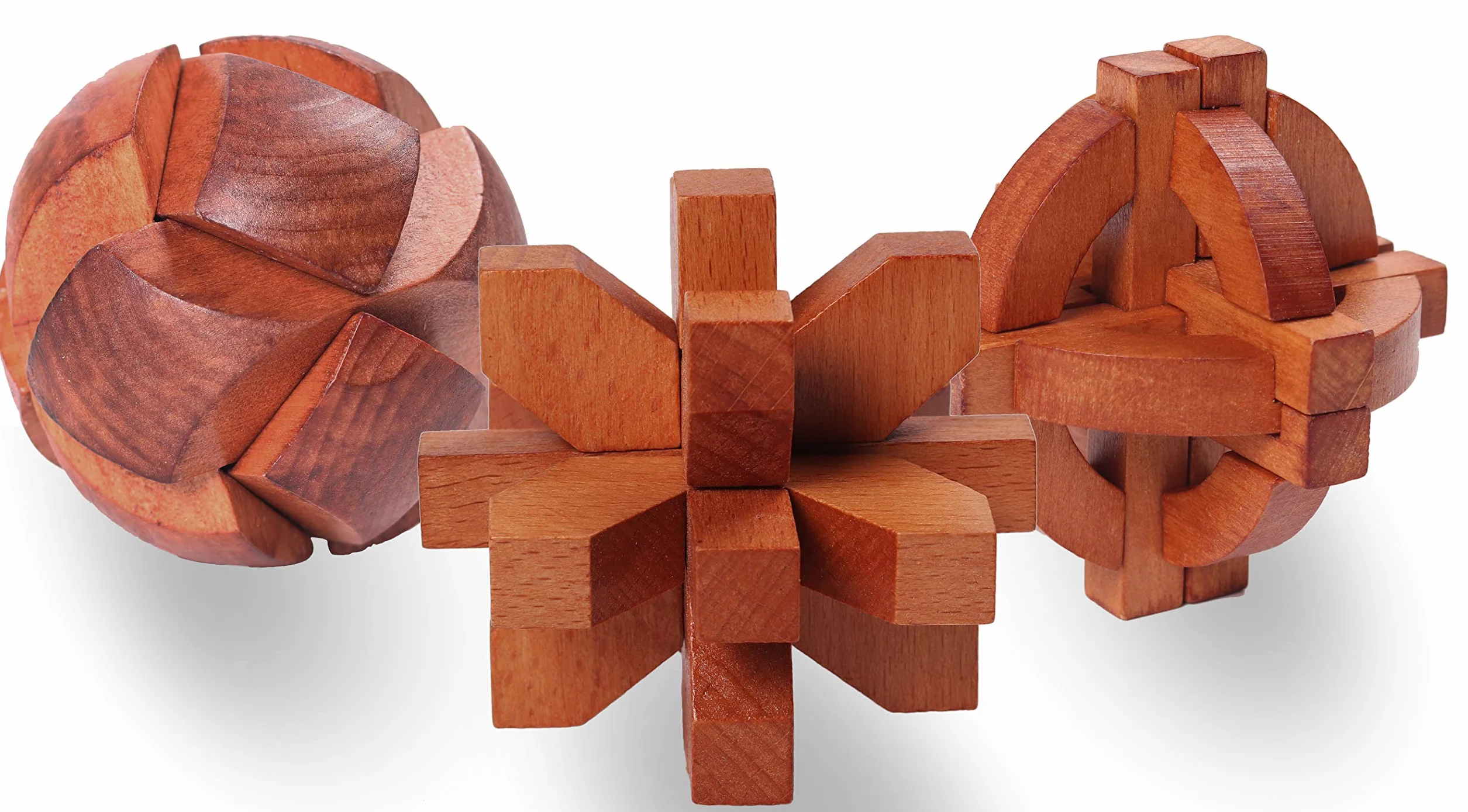 Drewniane puzzle do rozchwytywania mózgów - Galileo globe, kometa halley'a i kłódka puzzle zestaw dla dorosłych dzieci - męskie zestawy prezentowe dla niego - prezenty dla mężczyzn, którzy mają wszystko