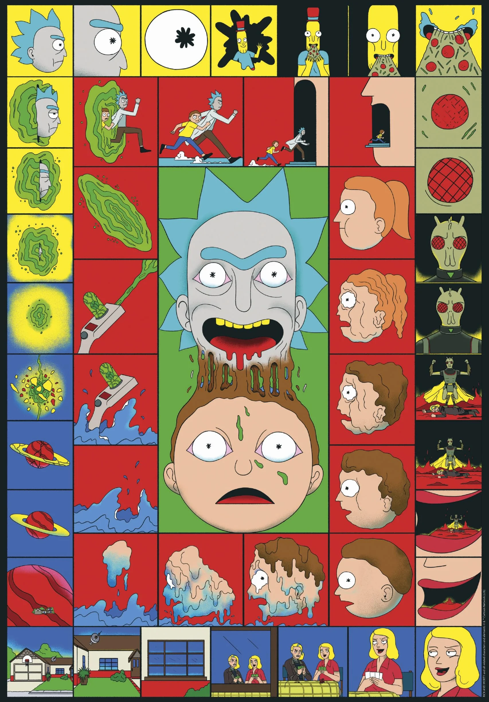 CLEMENTONI PZL 1000 RICK&MORTY COMPACT BOX