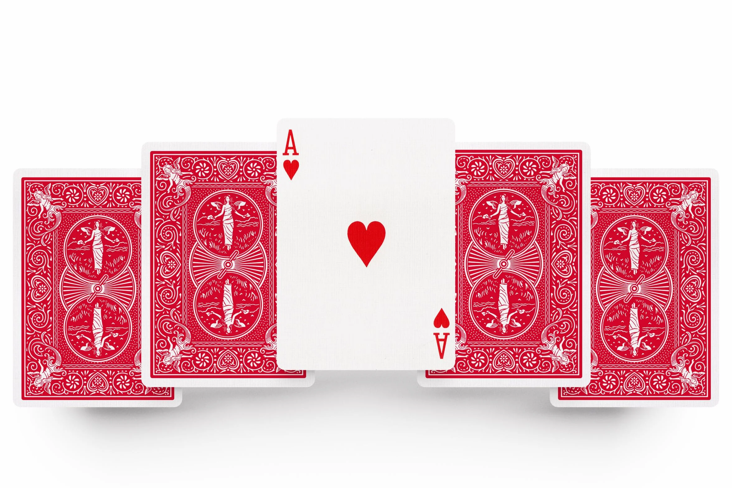 My Power Deck - Oznaczona gra karciana - 16 magicznych sztuczek - Czerwony kolor pleców