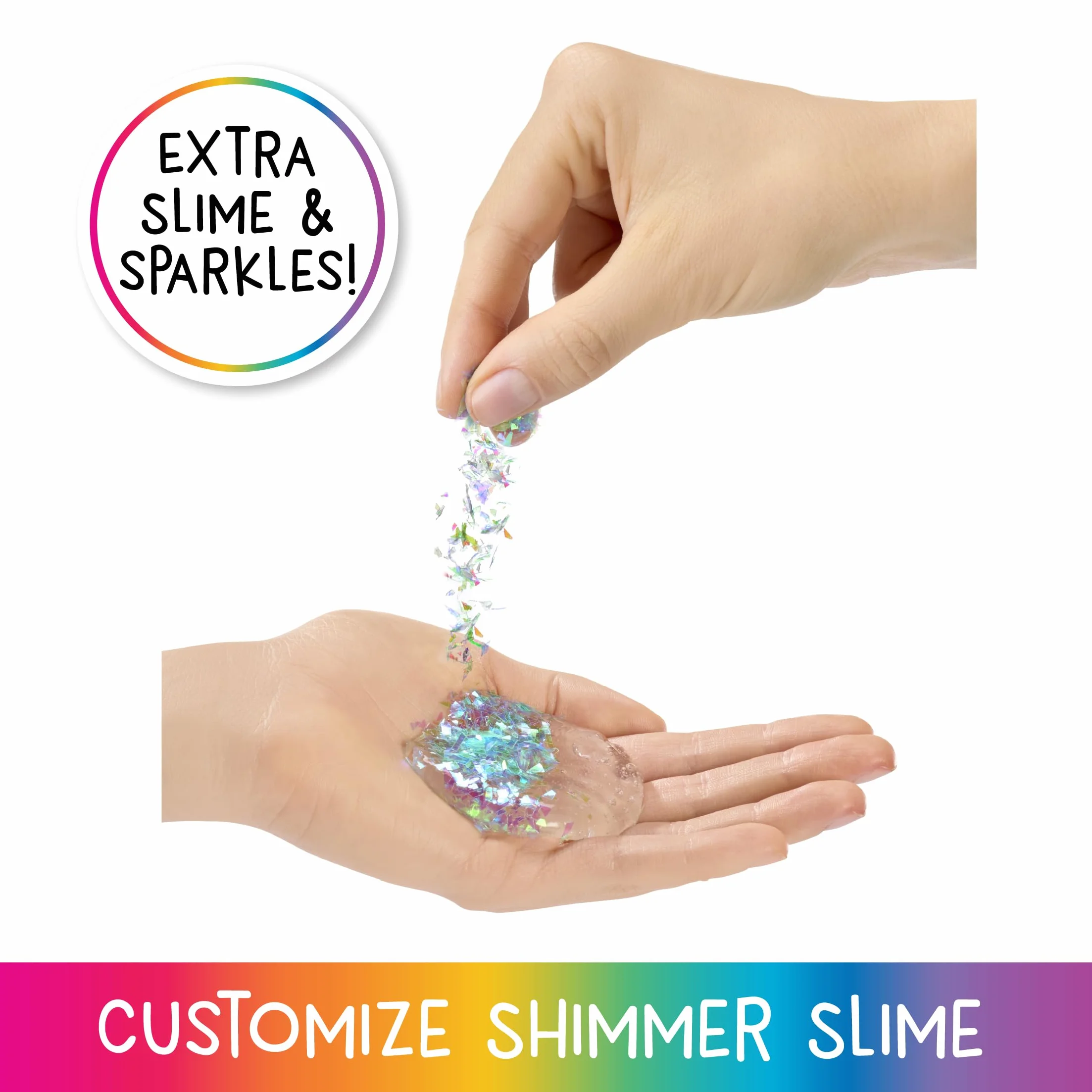 Rainbow High Rainbow Shimmers with Slime - Skyler, Niebieska - 28 cm Modna Lalka z Zestawem Slime i Króliczkiem, Odpowiednia dla Dzieci od 4. Roku Życia