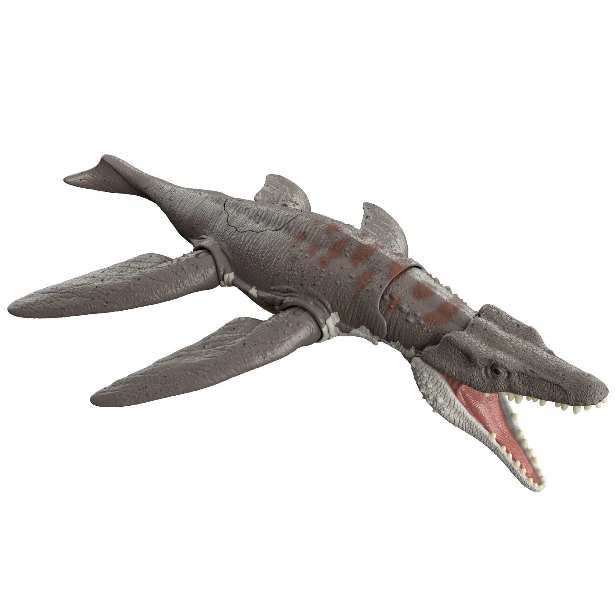 Jurassic World Dominion Ryczący dinozaur Dziki ryk Liopleurodon Figurka wodnego dinozaura z funkcją ataku i dźwiękiem, zabawka na prezent, zabawa fizyczna i wirtualna, HDX38