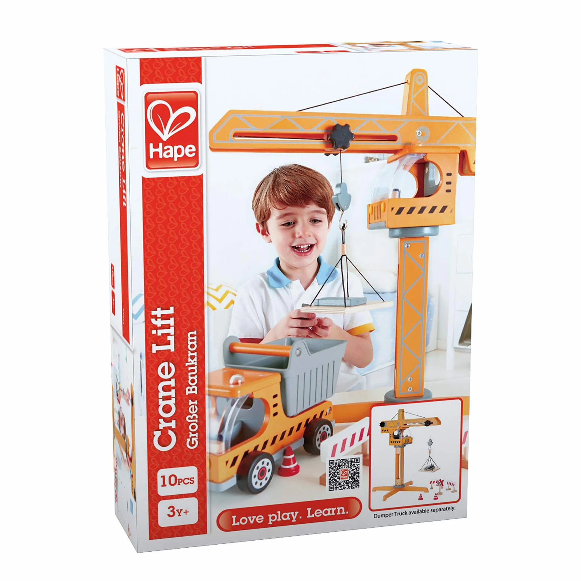 Hape E3011 Wooden Crane Lift
