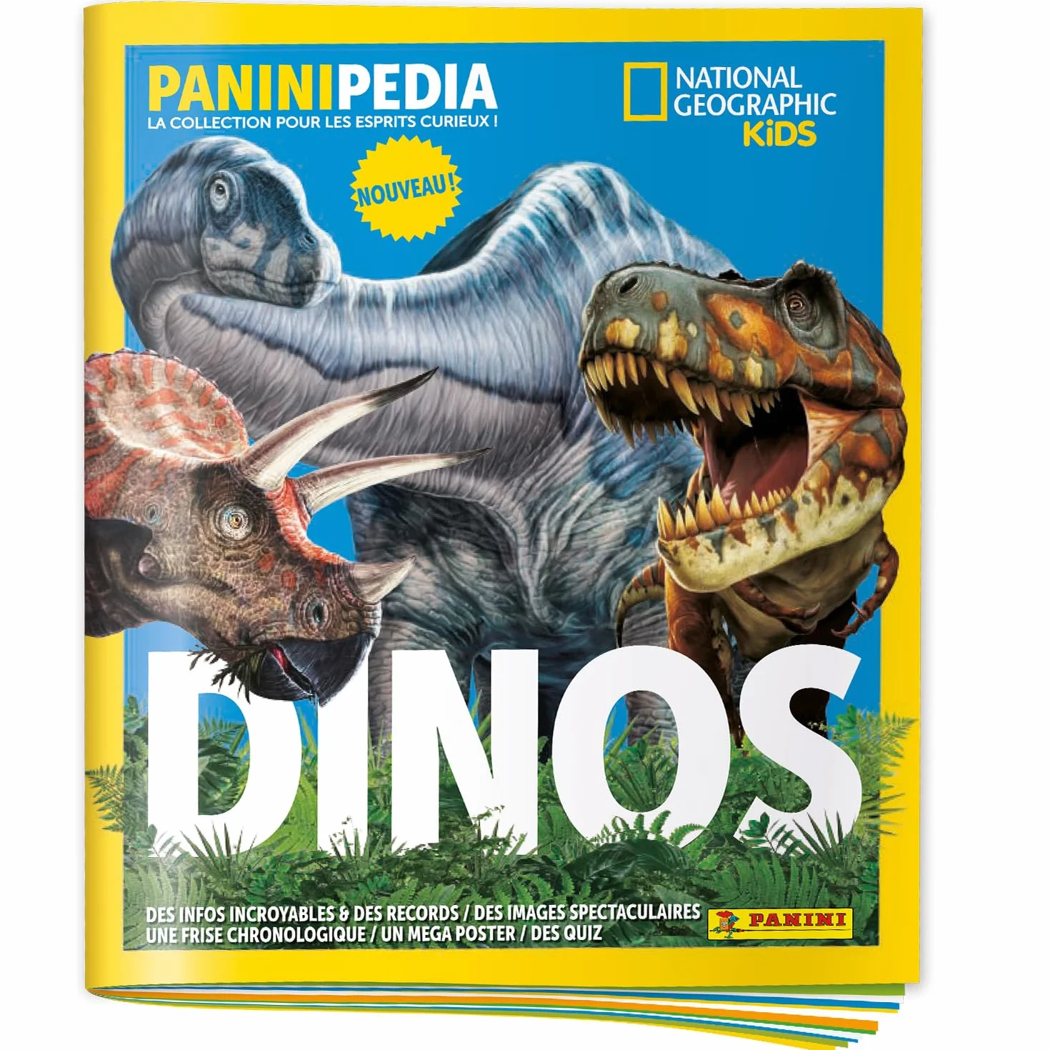 Panini DINOS NATIONAL GEOGRAPHIC KIDS PANINIPEDIA Album