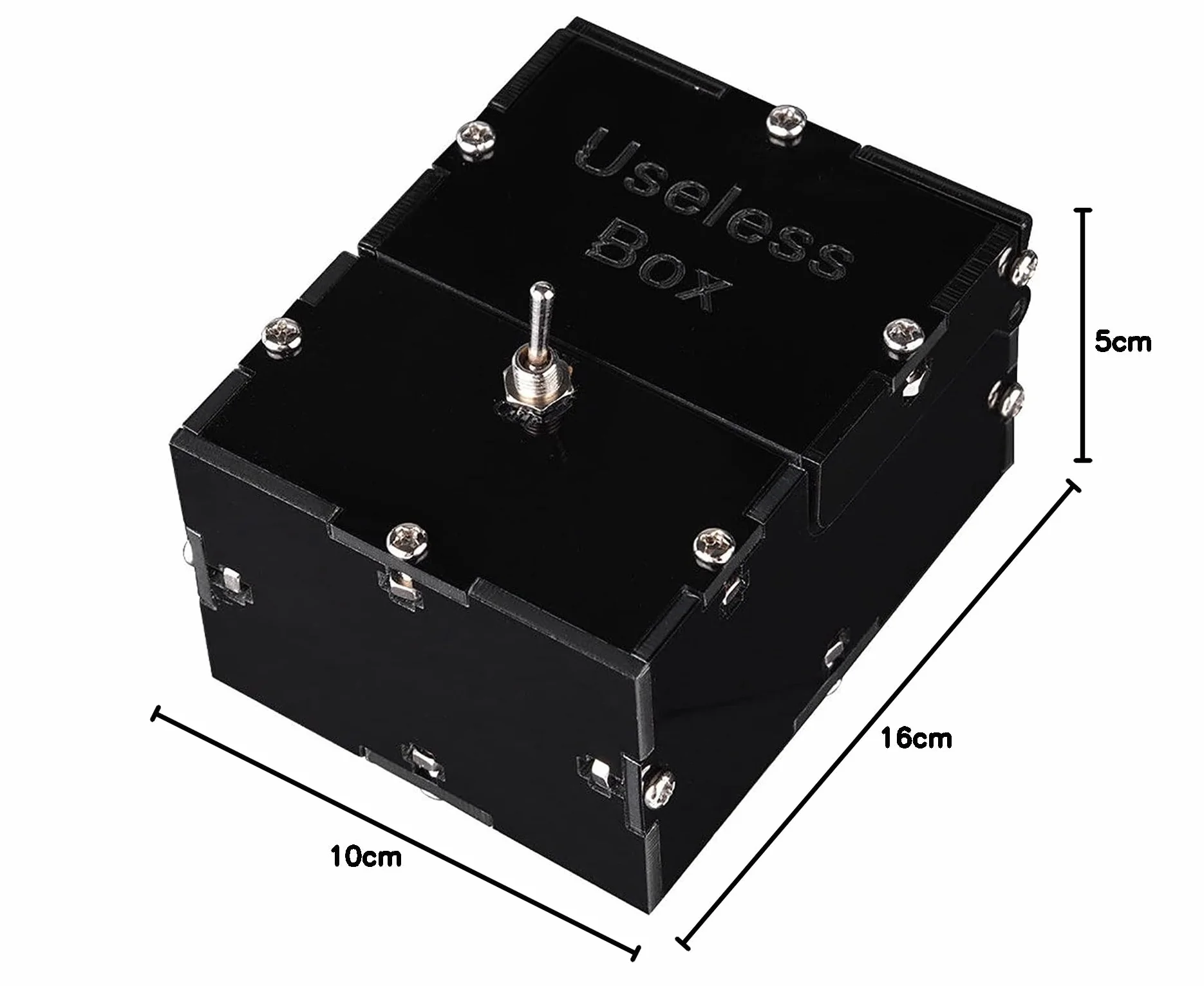 KENANLAN Useless Box zestaw "zrób to sam", bezsensowne pudełko Hrlorkc, zabawne, bezużyteczne pudełko, zabawka, unikalne pudełko "zrób to sam"
